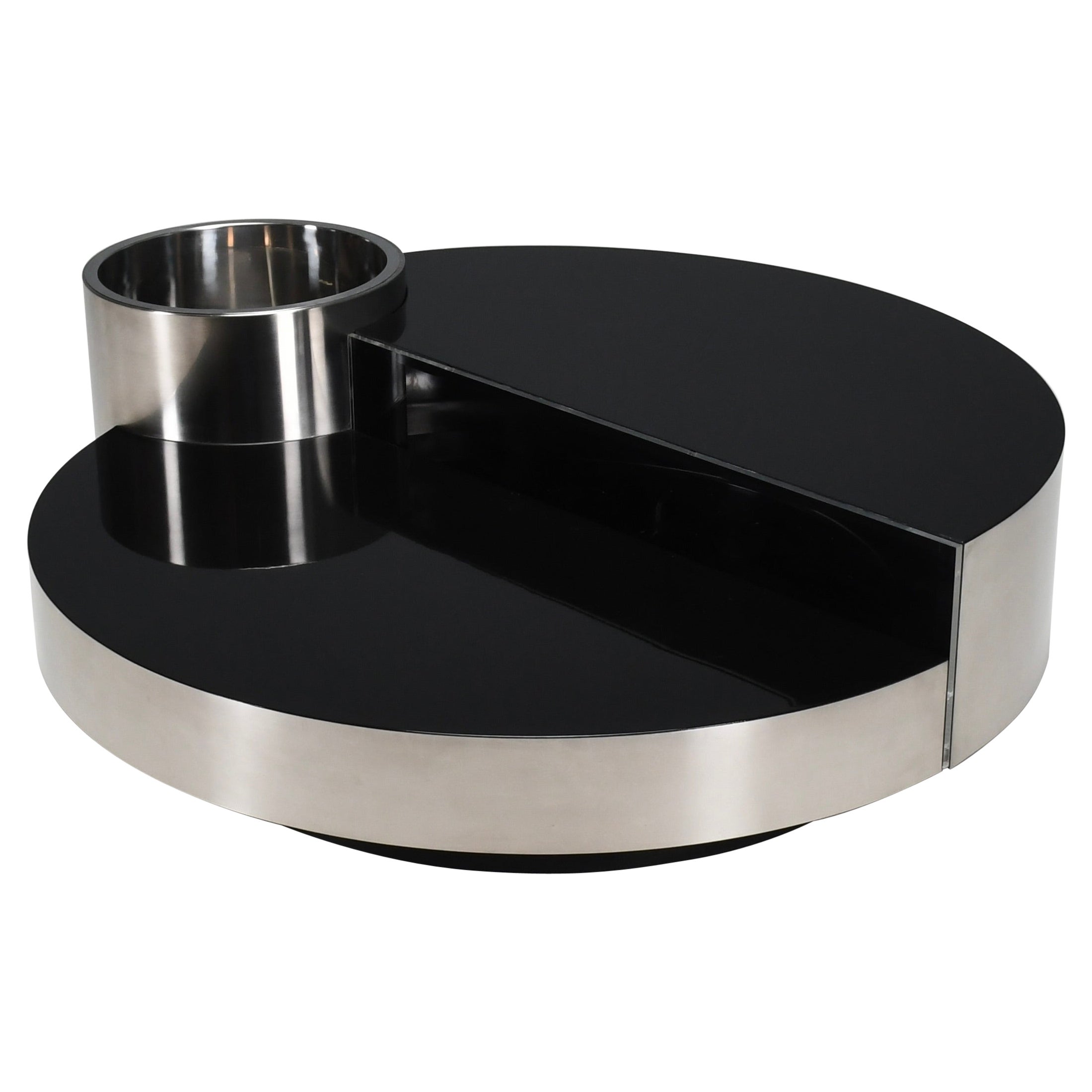 Rare Table Bar by Massimo Papiri for Mario Sabot, Italy 1970s