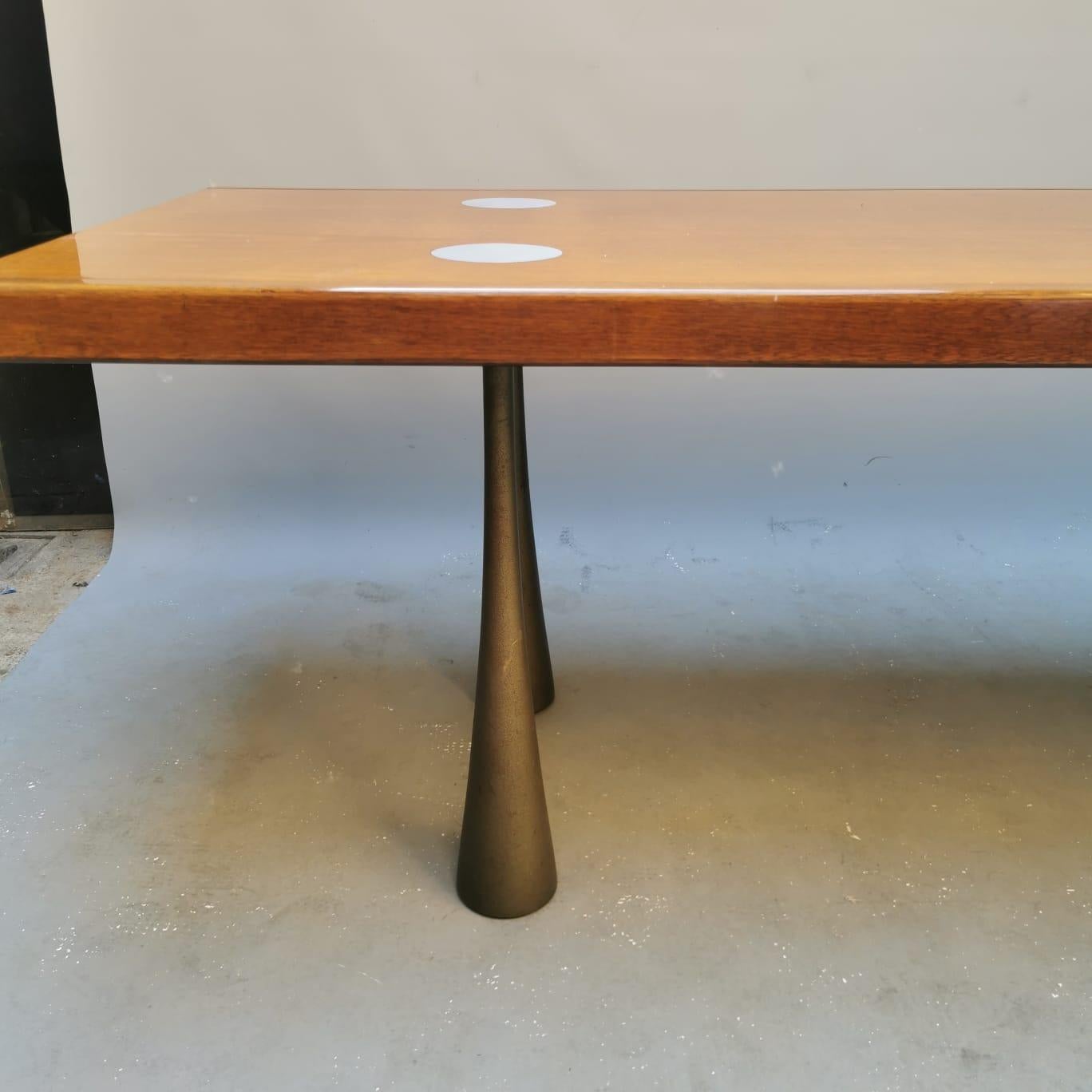 Rare table by Angelo Mangiarotti for La Sorgente del Mobile, Italy, 1972 In Good Condition For Sale In Milano, Lombardia