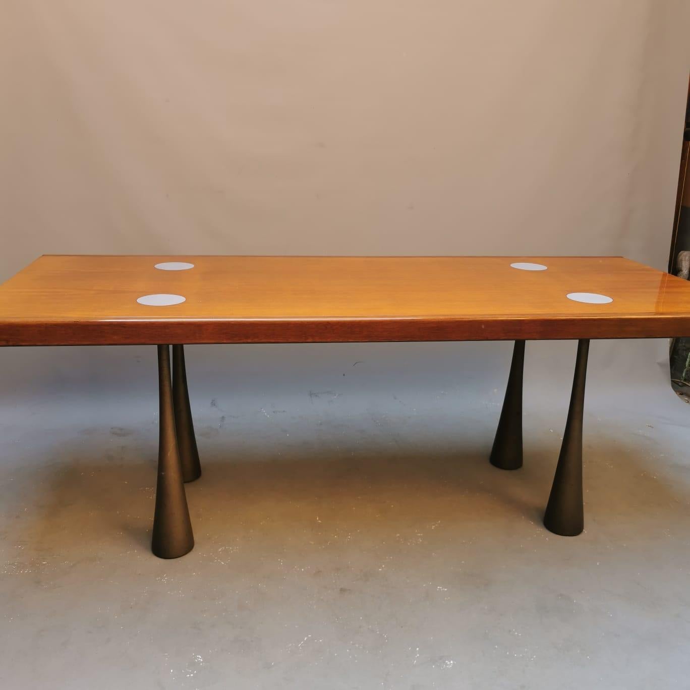 Rare table by Angelo Mangiarotti for La Sorgente del Mobile, Italy, 1972 For Sale 2