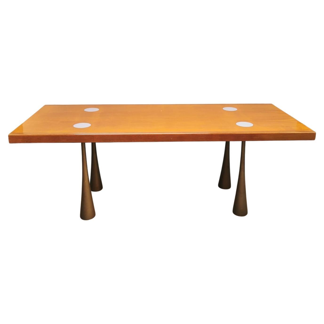 Rare table by Angelo Mangiarotti for La Sorgente del Mobile, Italy, 1972 For Sale