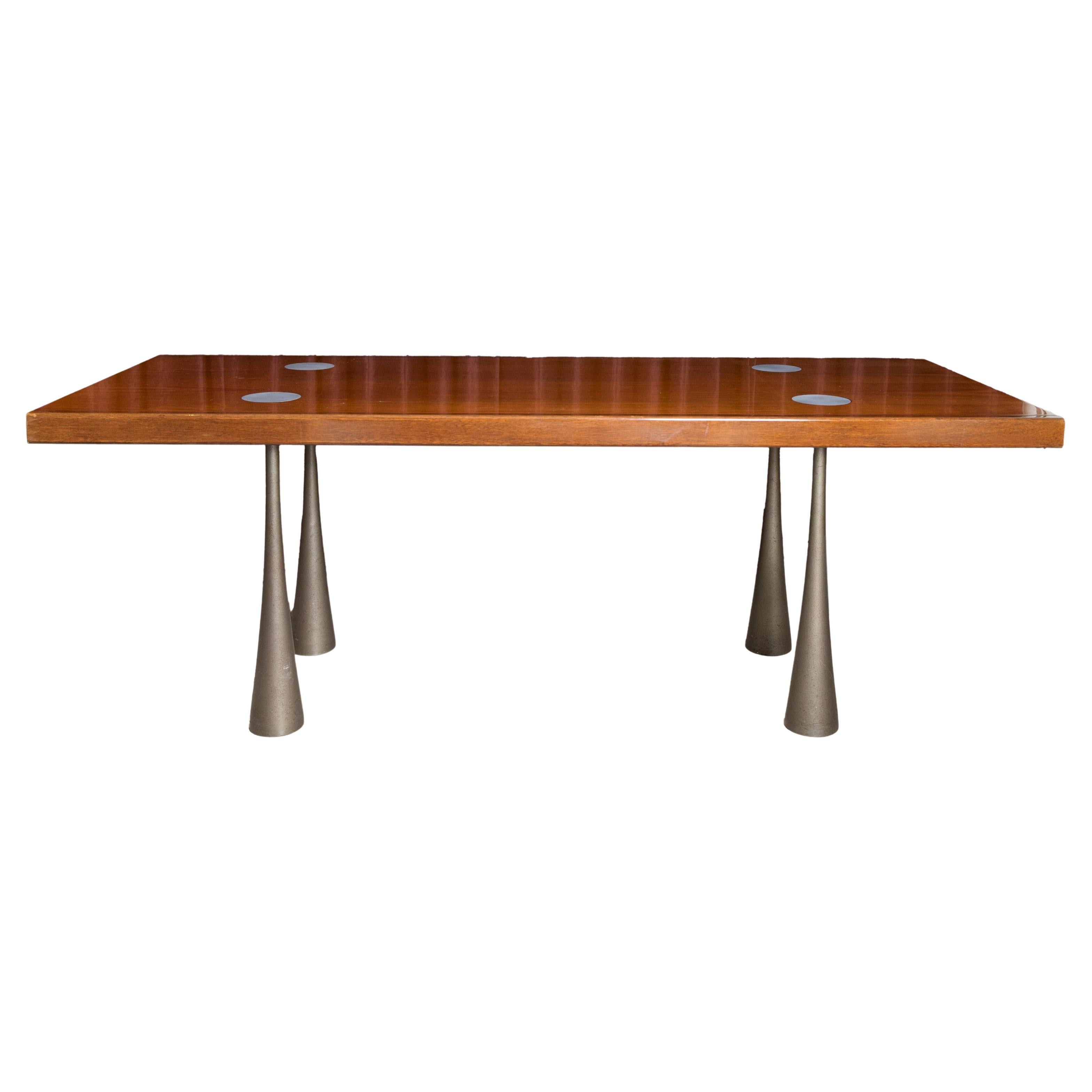 Rare table by Angelo Mangiarotti for La Sorgente del Mobile, Italy, 1972 For Sale