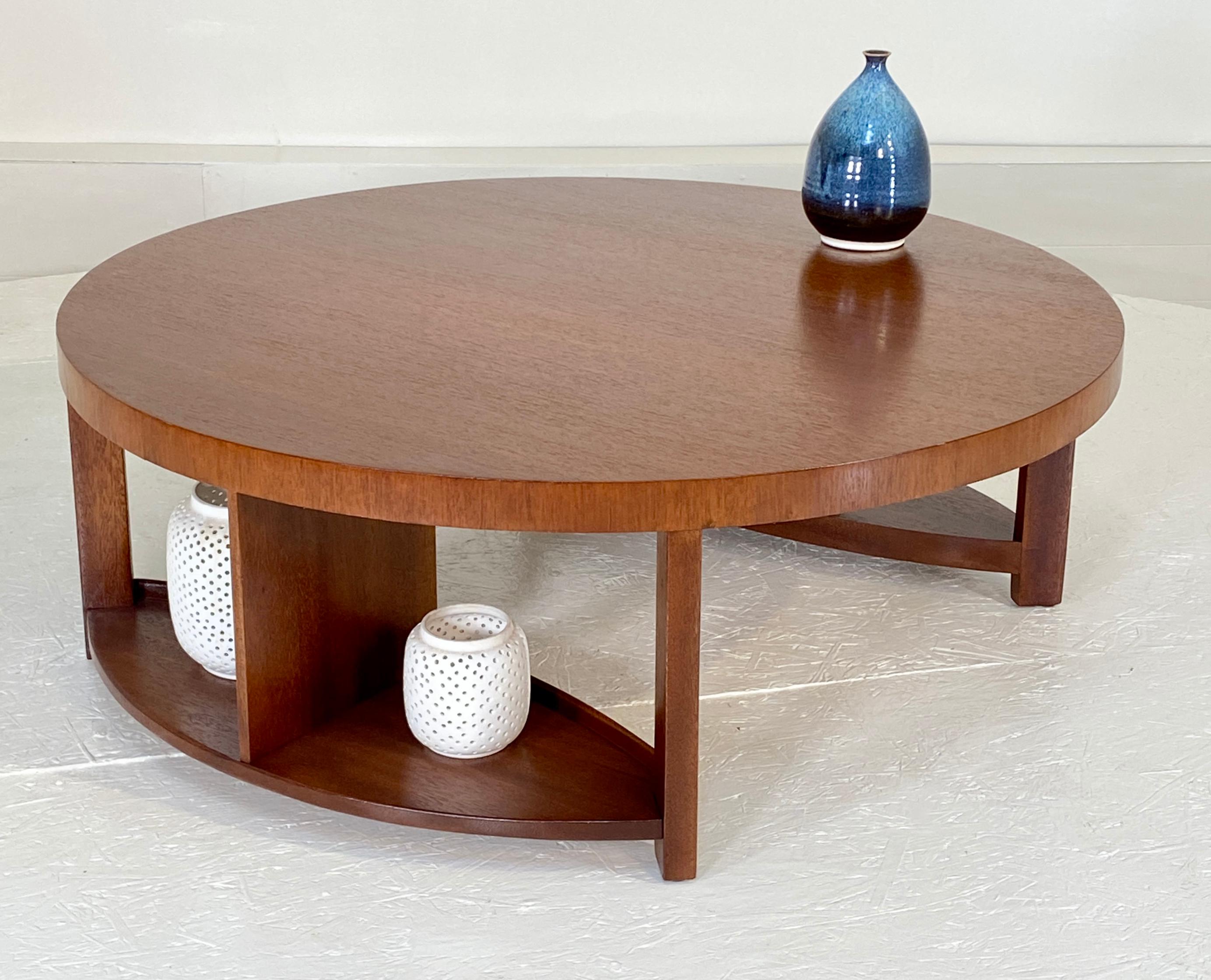 Mid-Century Modern Round coffee Table by Paul Laszlo For Sale