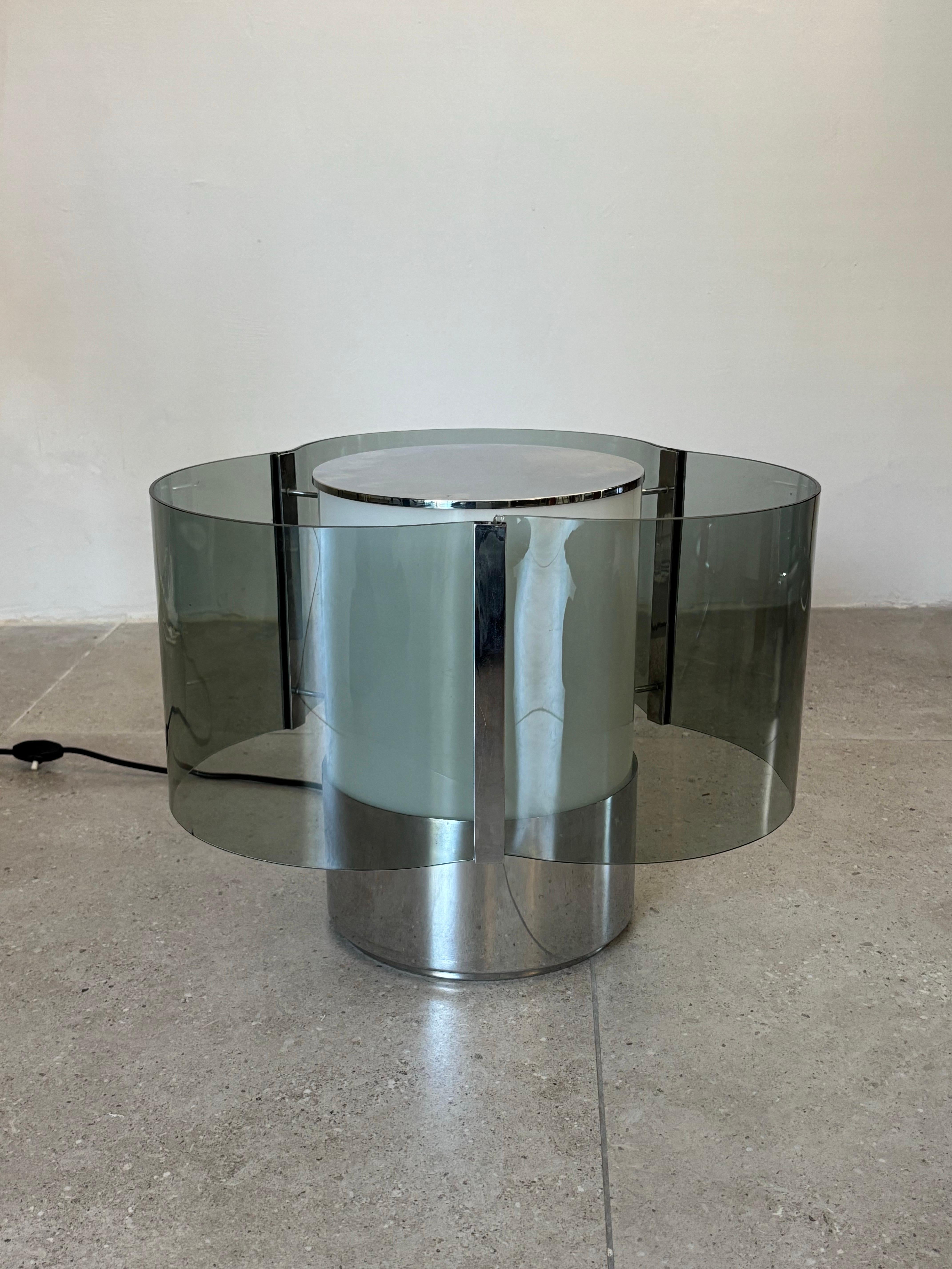 Rara lámpara de mesa de Alberto Rosselli para Fontana Arte, años 60 Italia en venta 3