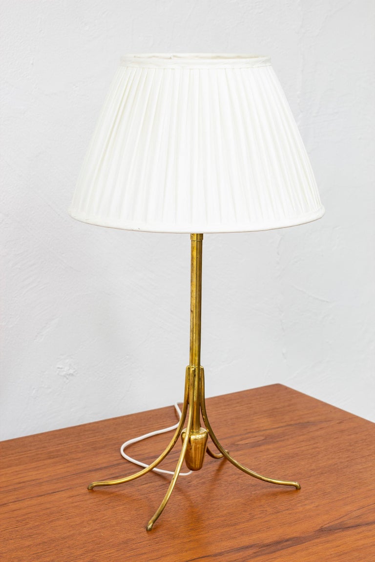 Scandinavian Modern Rare Table Lamp by Bertil Brisborg for Nordiska Kompaniet, Sweden, 1950s For Sale