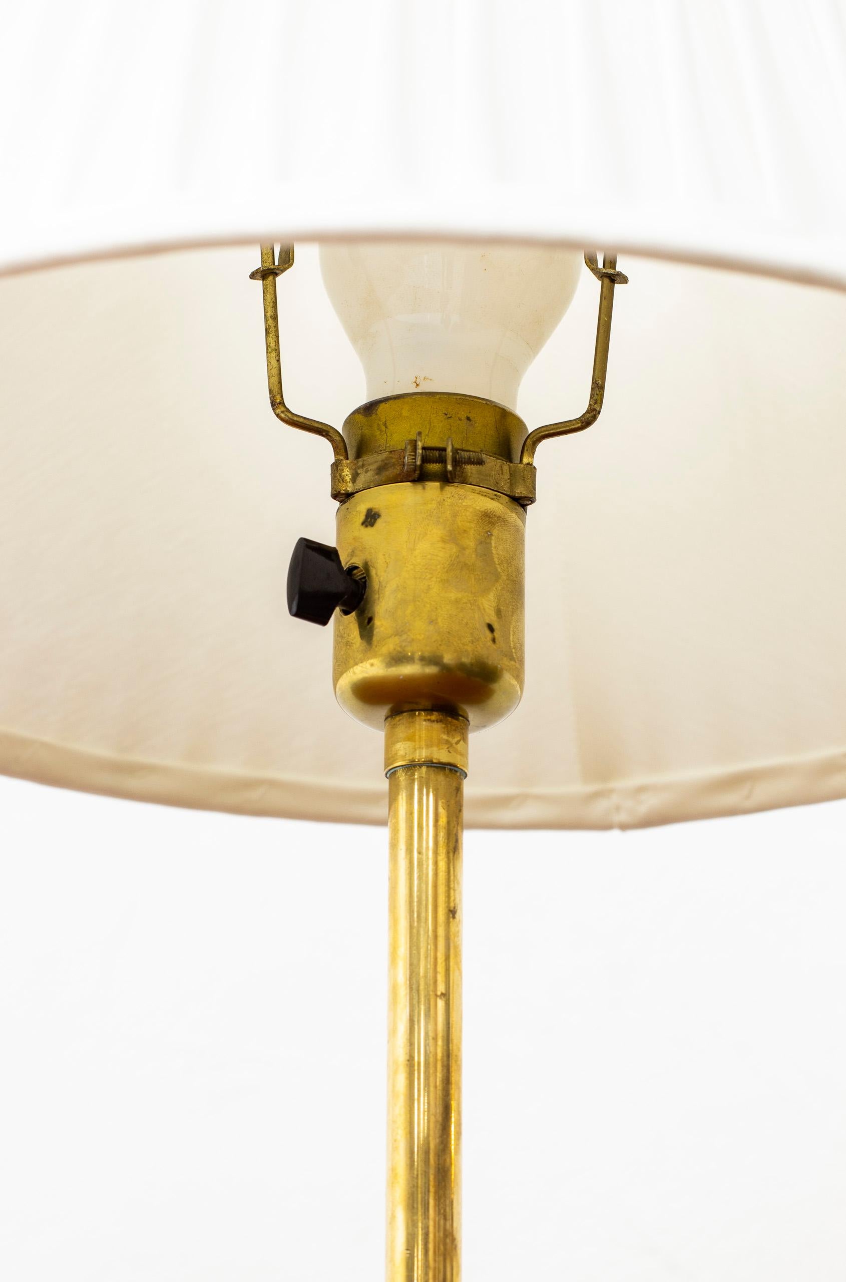Brass Rare Table Lamp by Bertil Brisborg for Nordiska Kompaniet, Sweden, 1950s