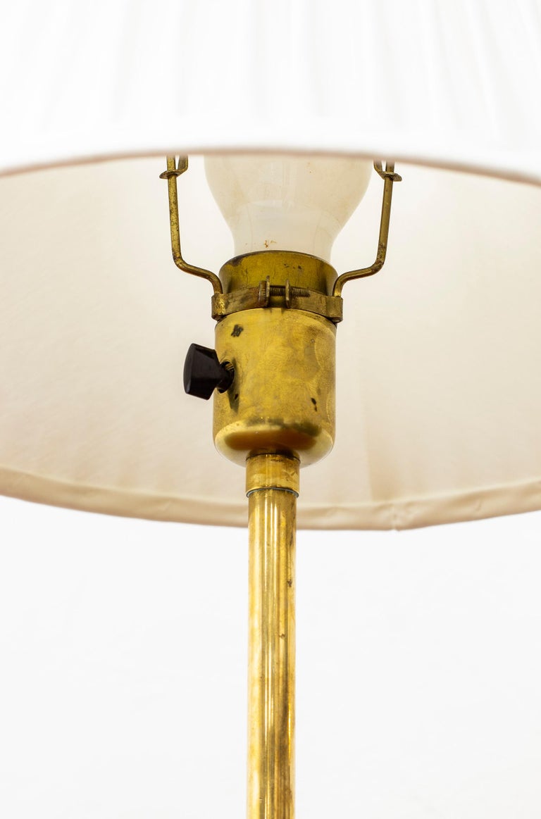 Brass Rare Table Lamp by Bertil Brisborg for Nordiska Kompaniet, Sweden, 1950s For Sale