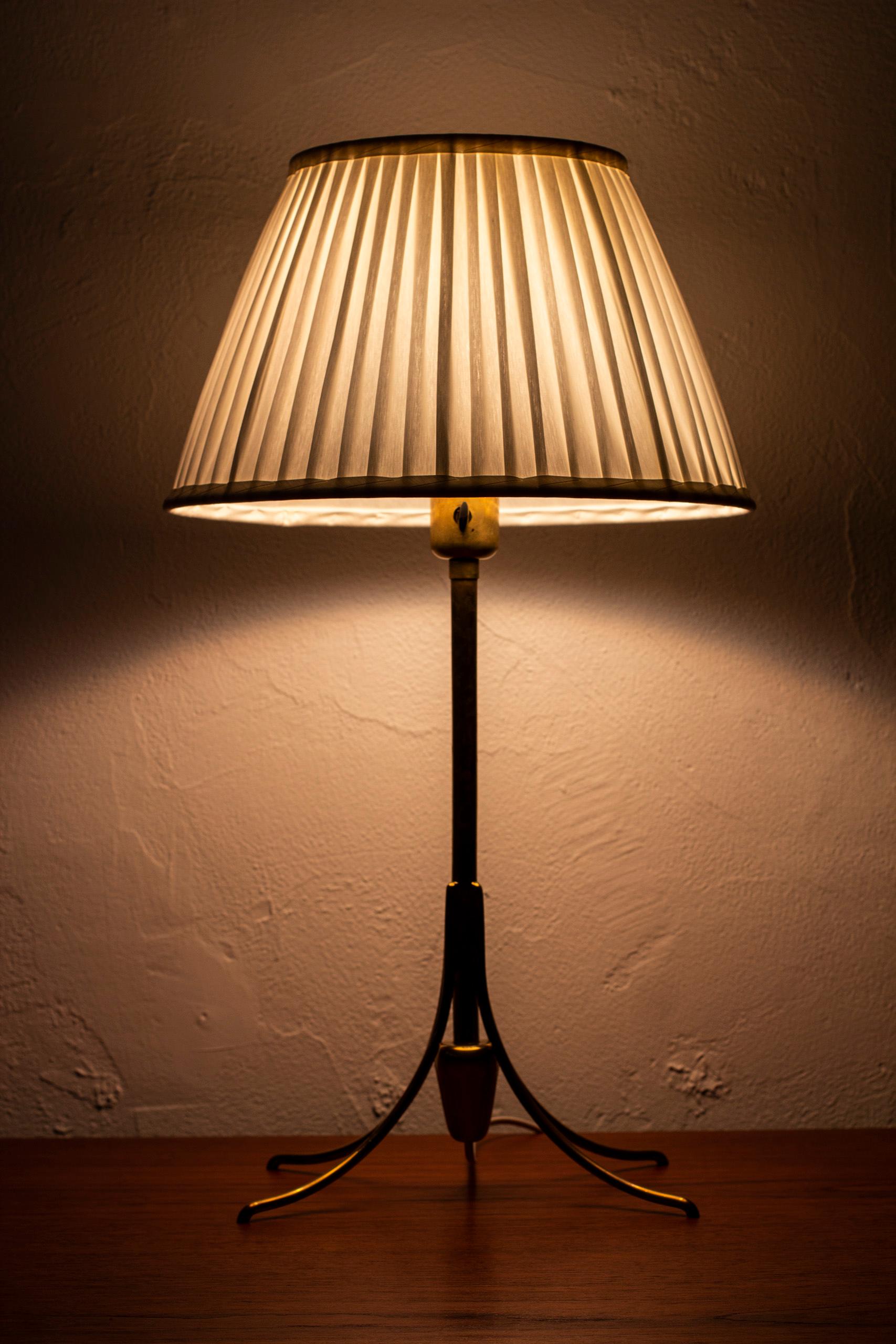 Rare Table Lamp by Bertil Brisborg for Nordiska Kompaniet, Sweden, 1950s 2