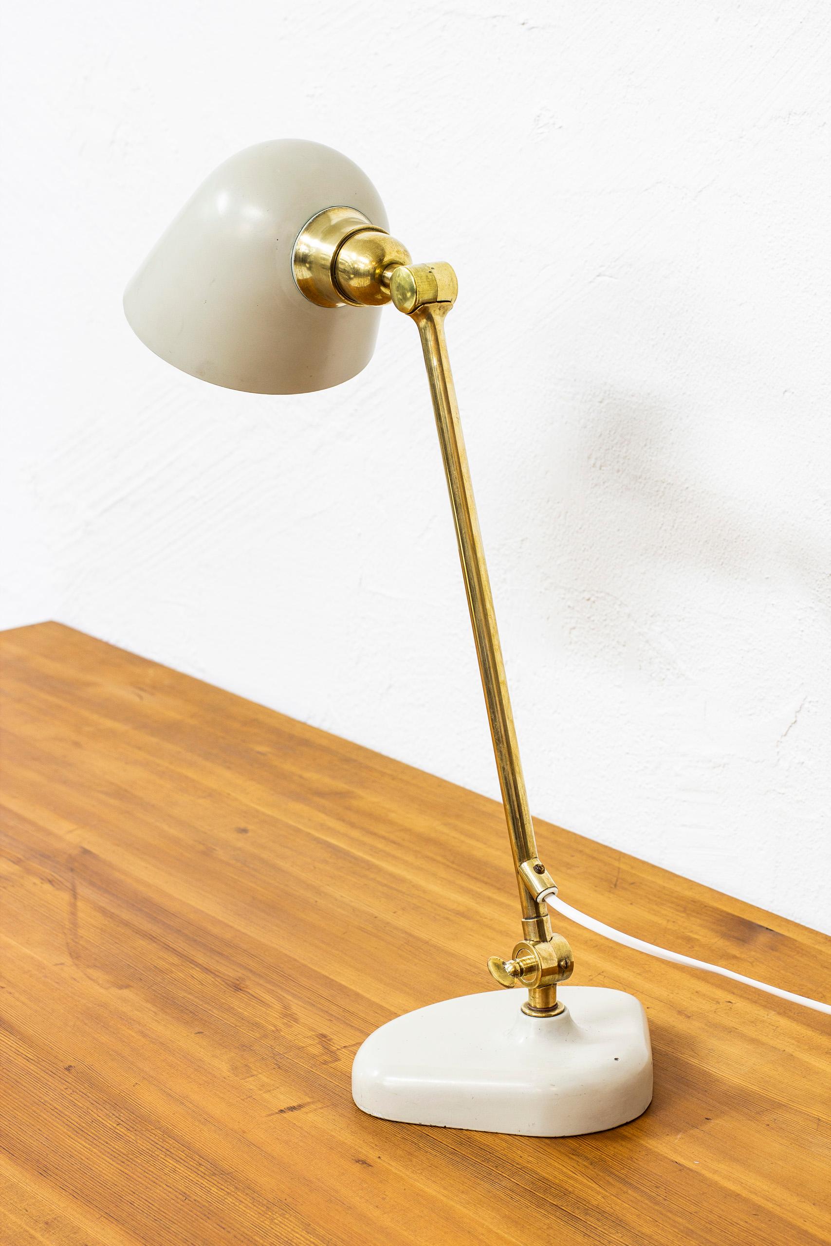 Swedish Rare Table Lamp by Bertil Brisborg Fro Nordiska Kompaniet NK, Sweden, 1940s