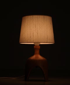 Rare table lamp by Bo Fjaestad, Sweden, 1950s