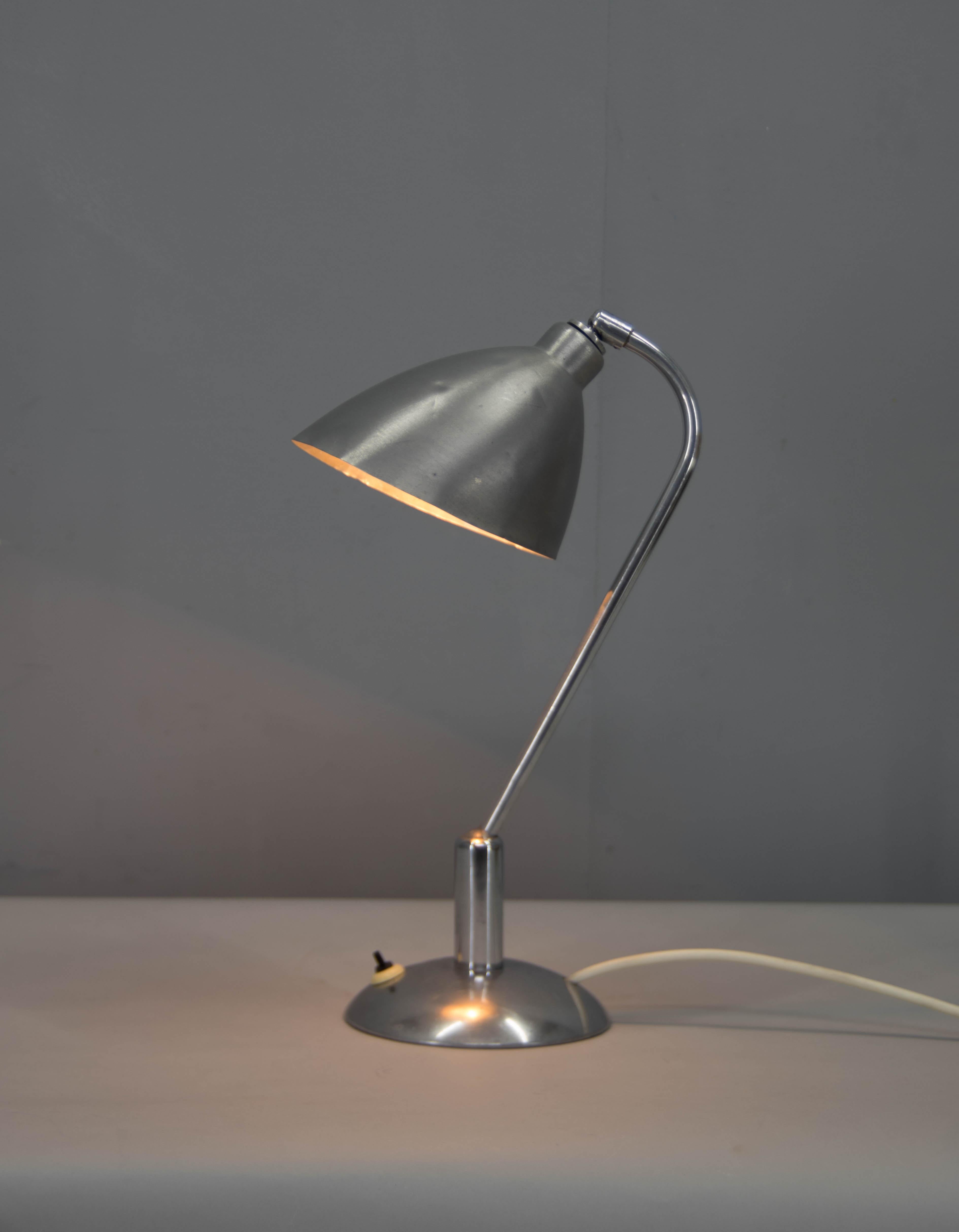 Rara lámpara de sobremesa de Franta Anyz, años 30 Bauhaus en venta