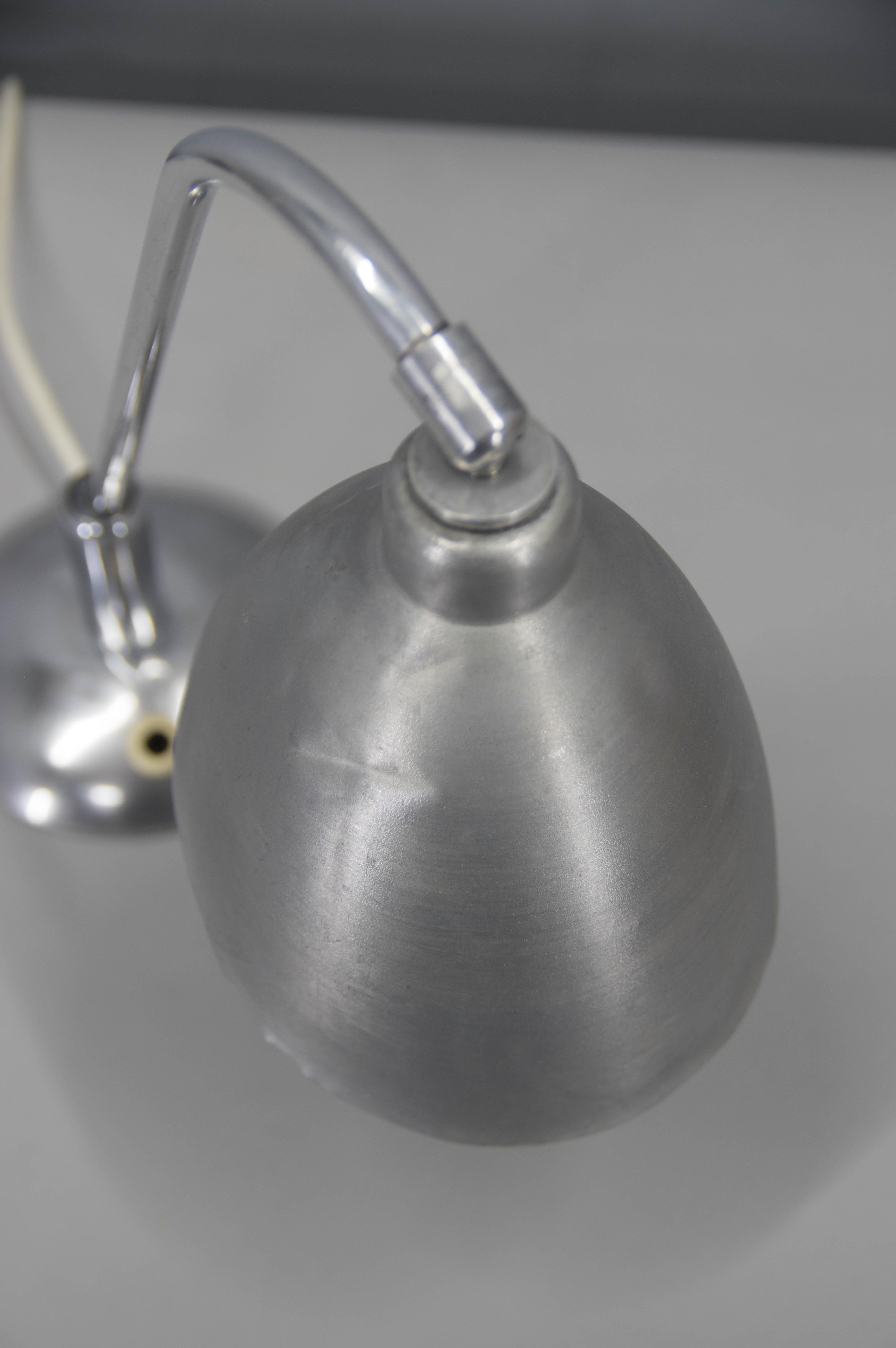 Rara lámpara de sobremesa de Franta Anyz, años 30 Aluminio en venta