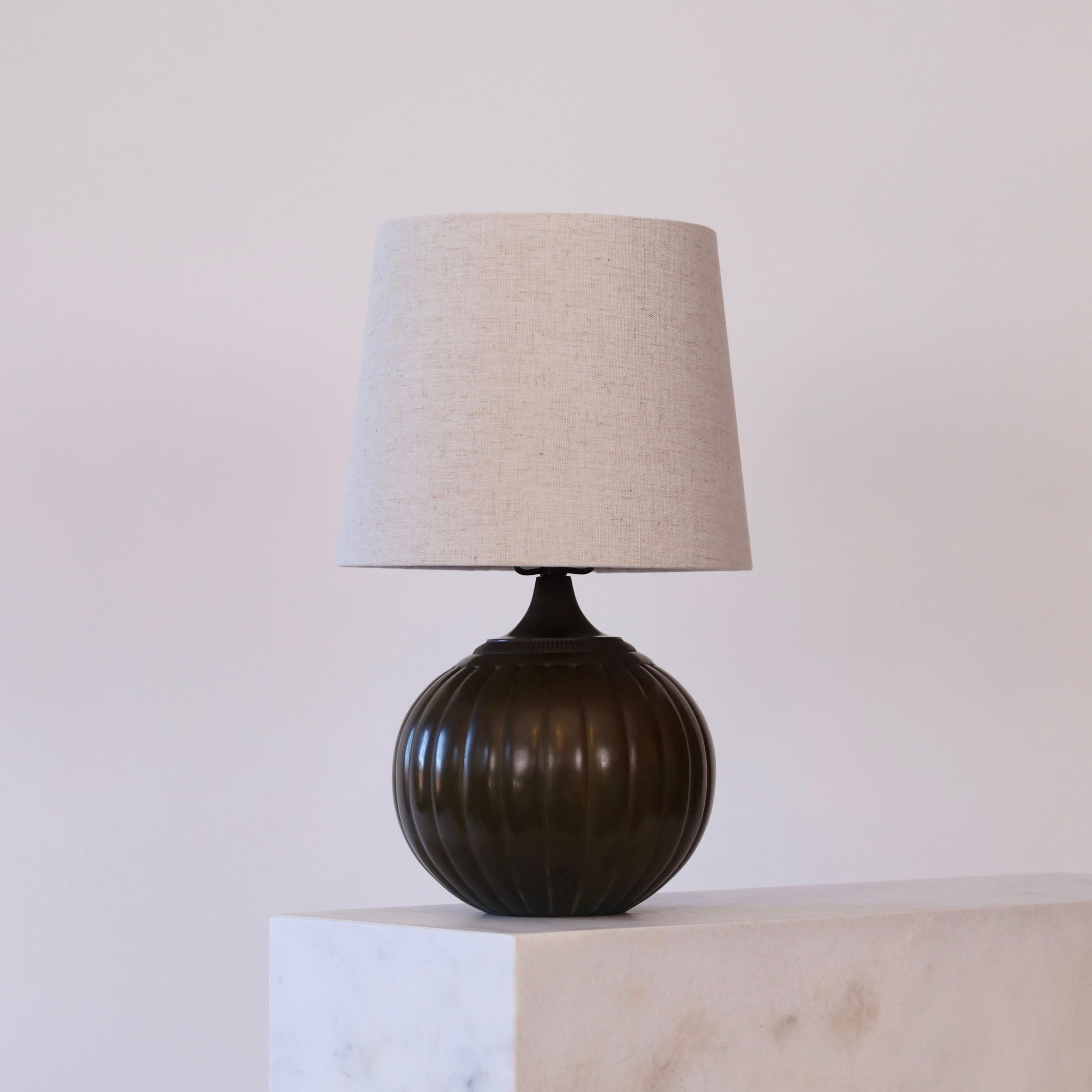 Rare table lamp by Just Andersen, 1930s, Denmark 8