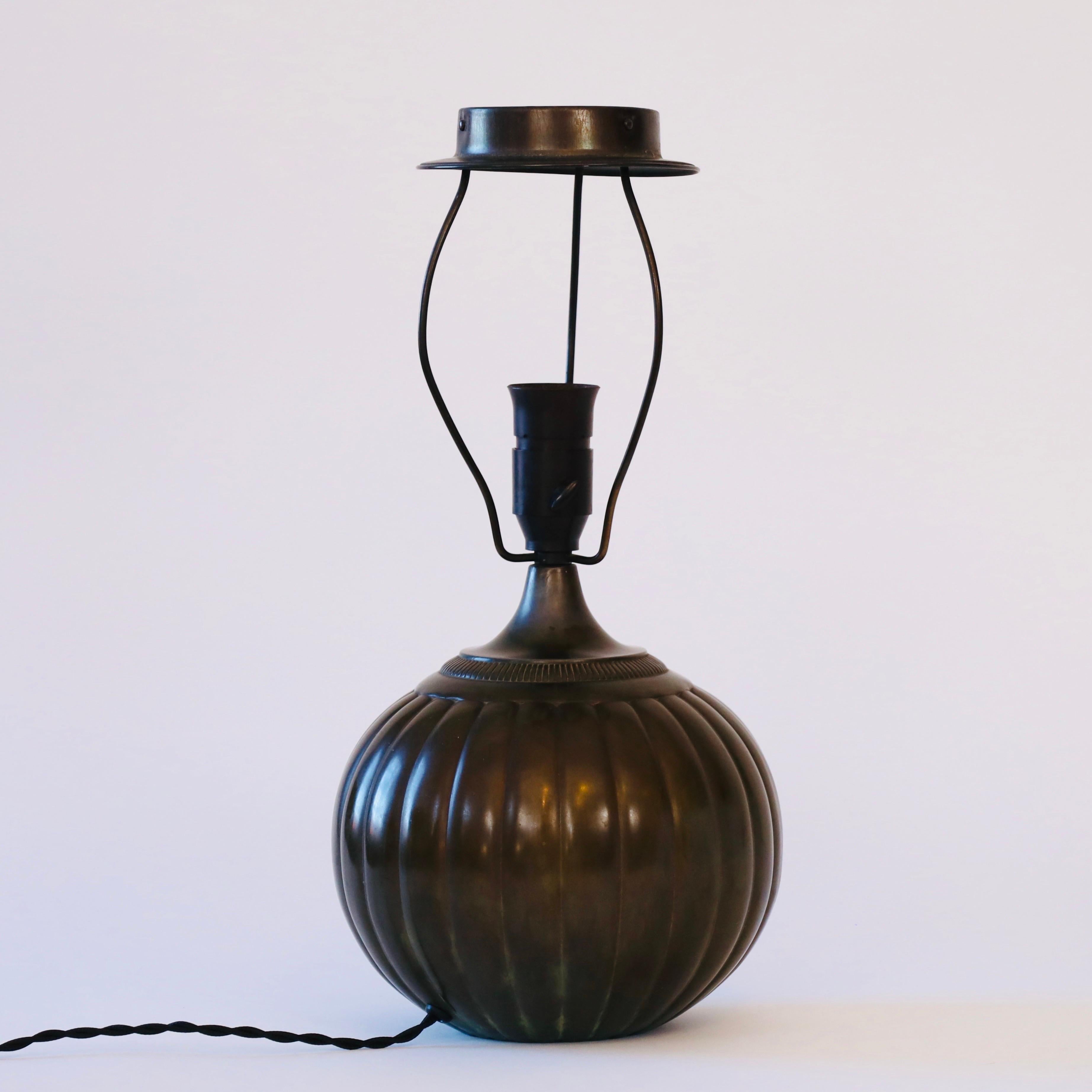 Rare table lamp by Just Andersen, 1930s, Denmark 1