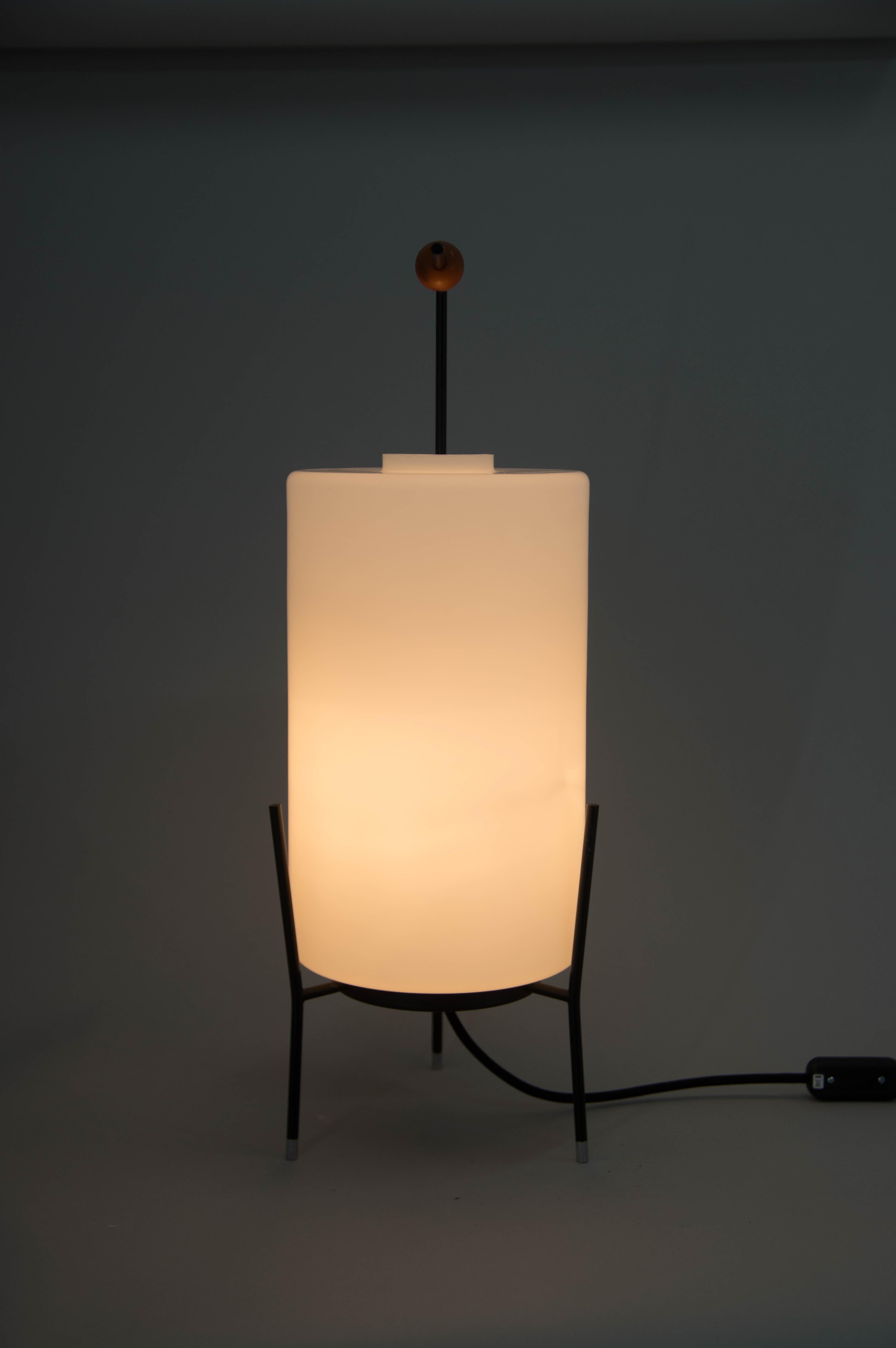 Czech Rare Table Lamp by Napako, 1960s For Sale