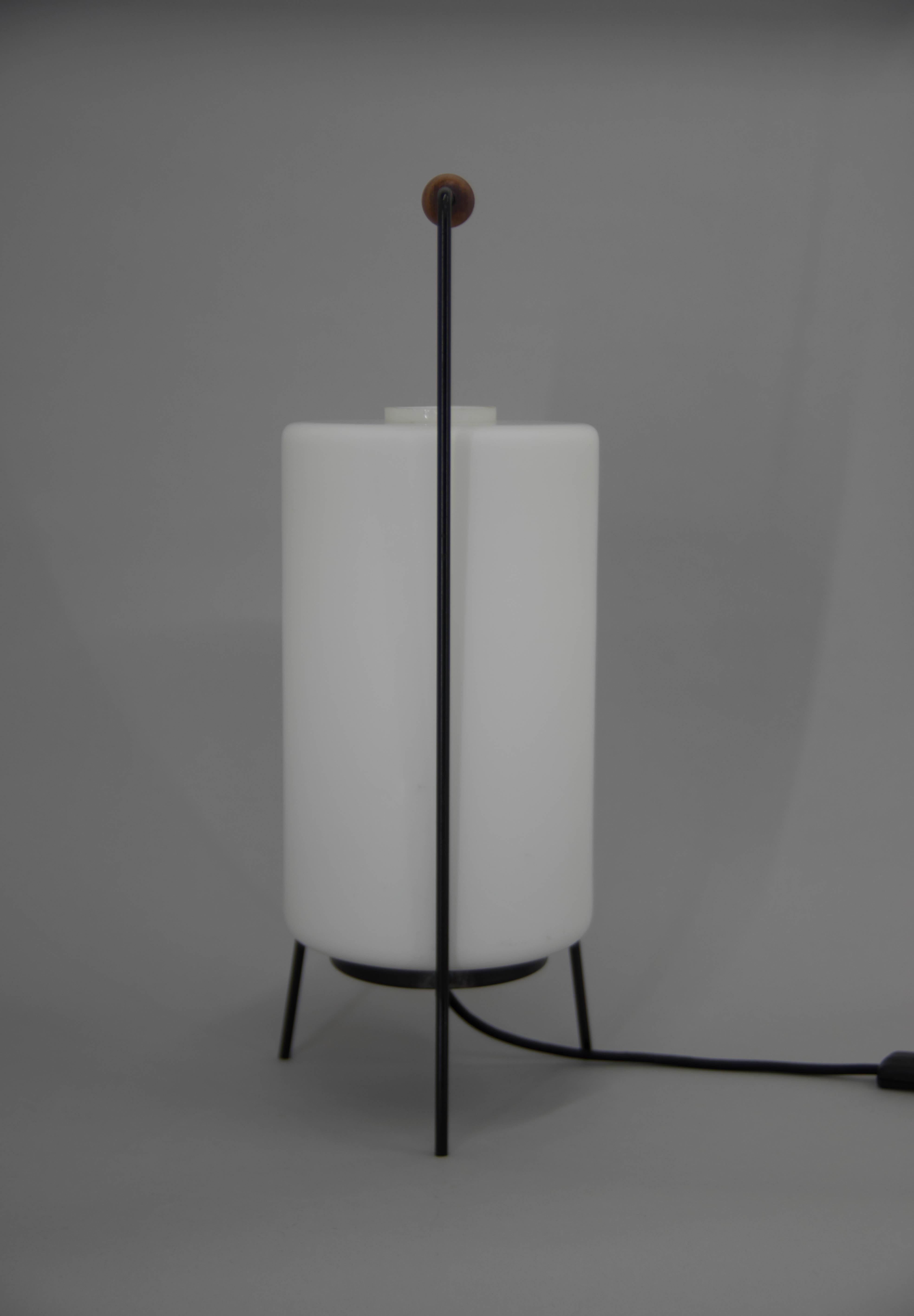 Czech Rare Table Lamp by Napako, 1960s For Sale