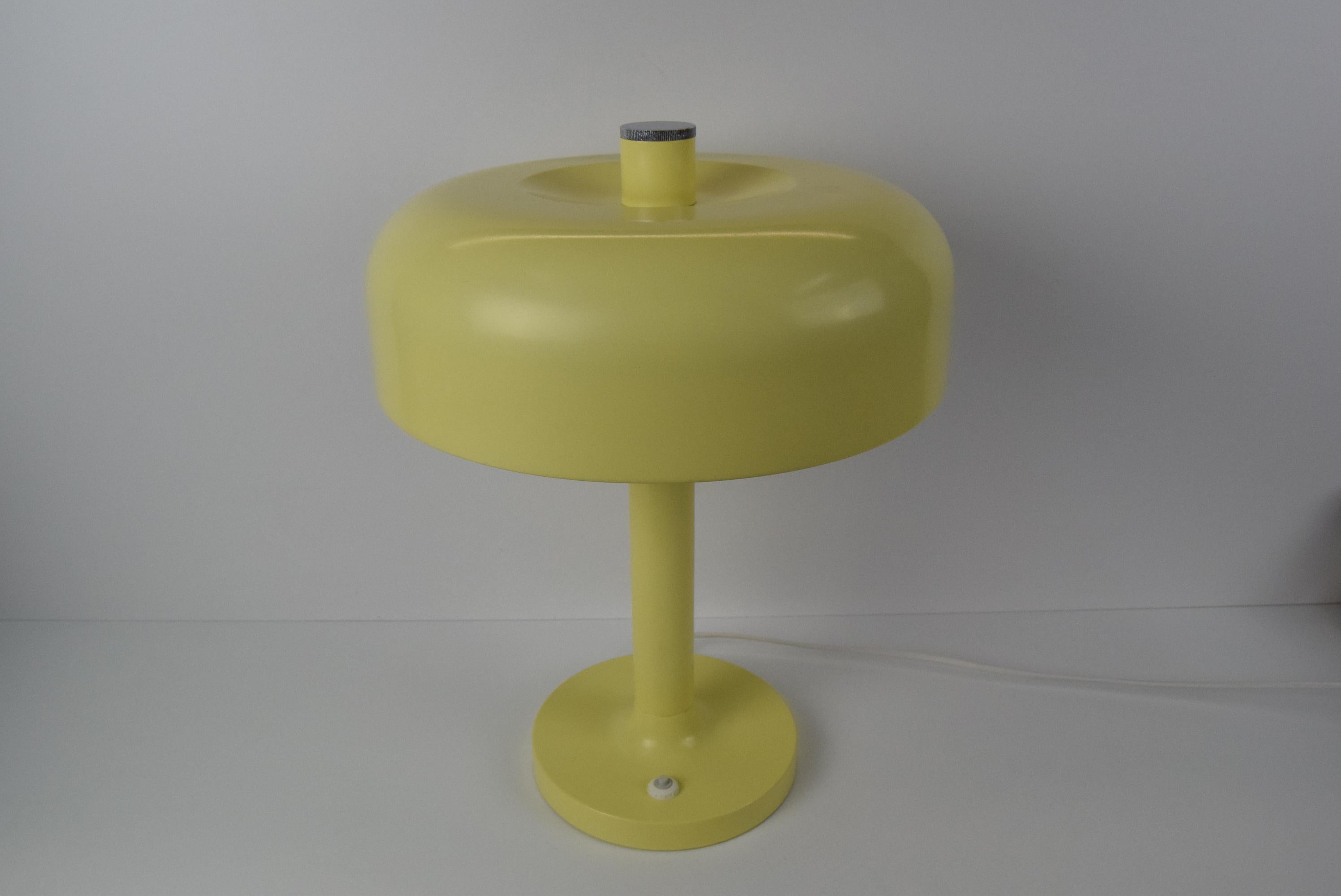 Rare Table Lamp by NAPAKO, 1970's.  In Good Condition For Sale In Praha, CZ