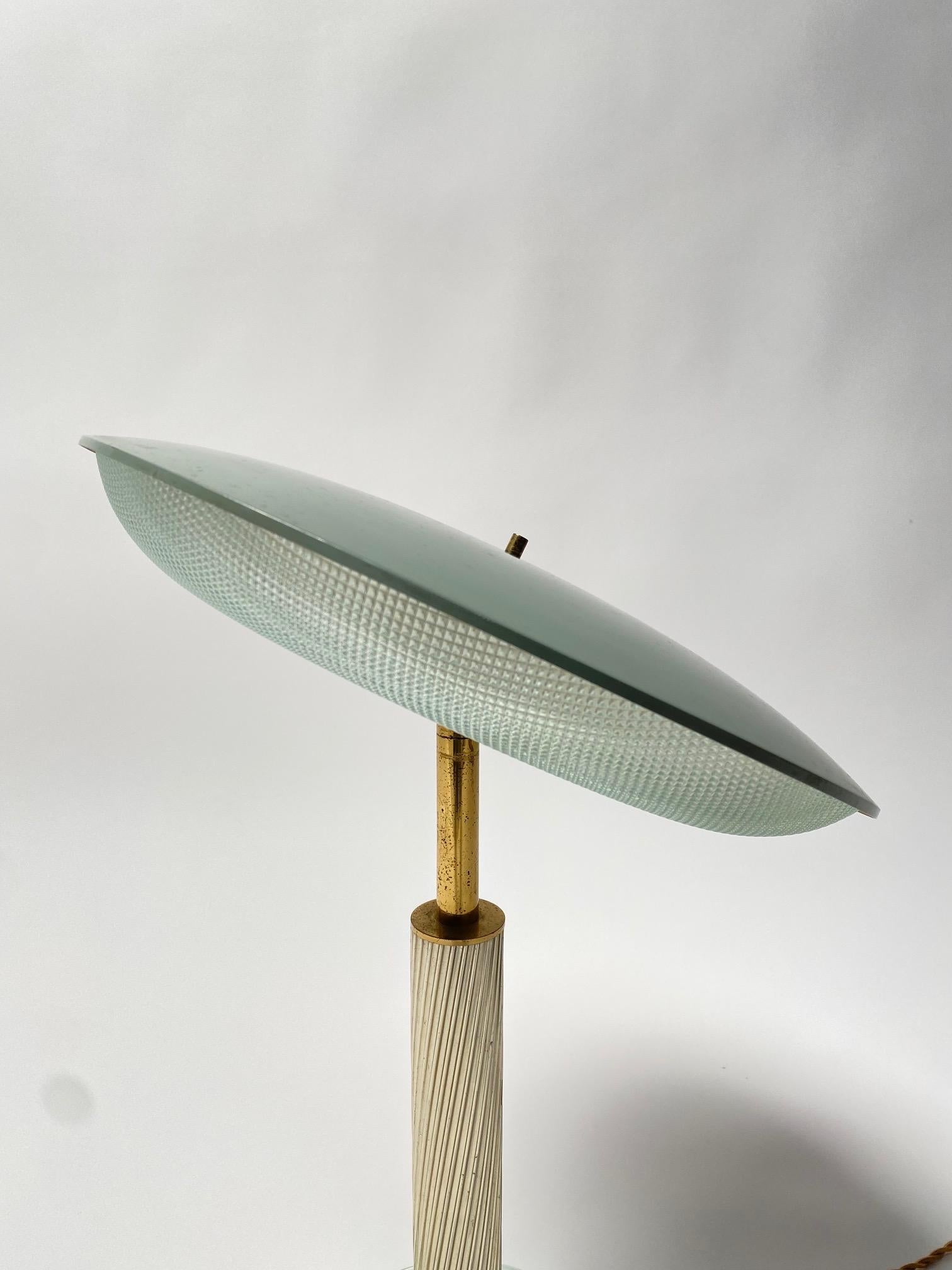 Rare Table Lamp by Pietro Chiesa for Fontana Arte, Italy, 1940s For Sale 7