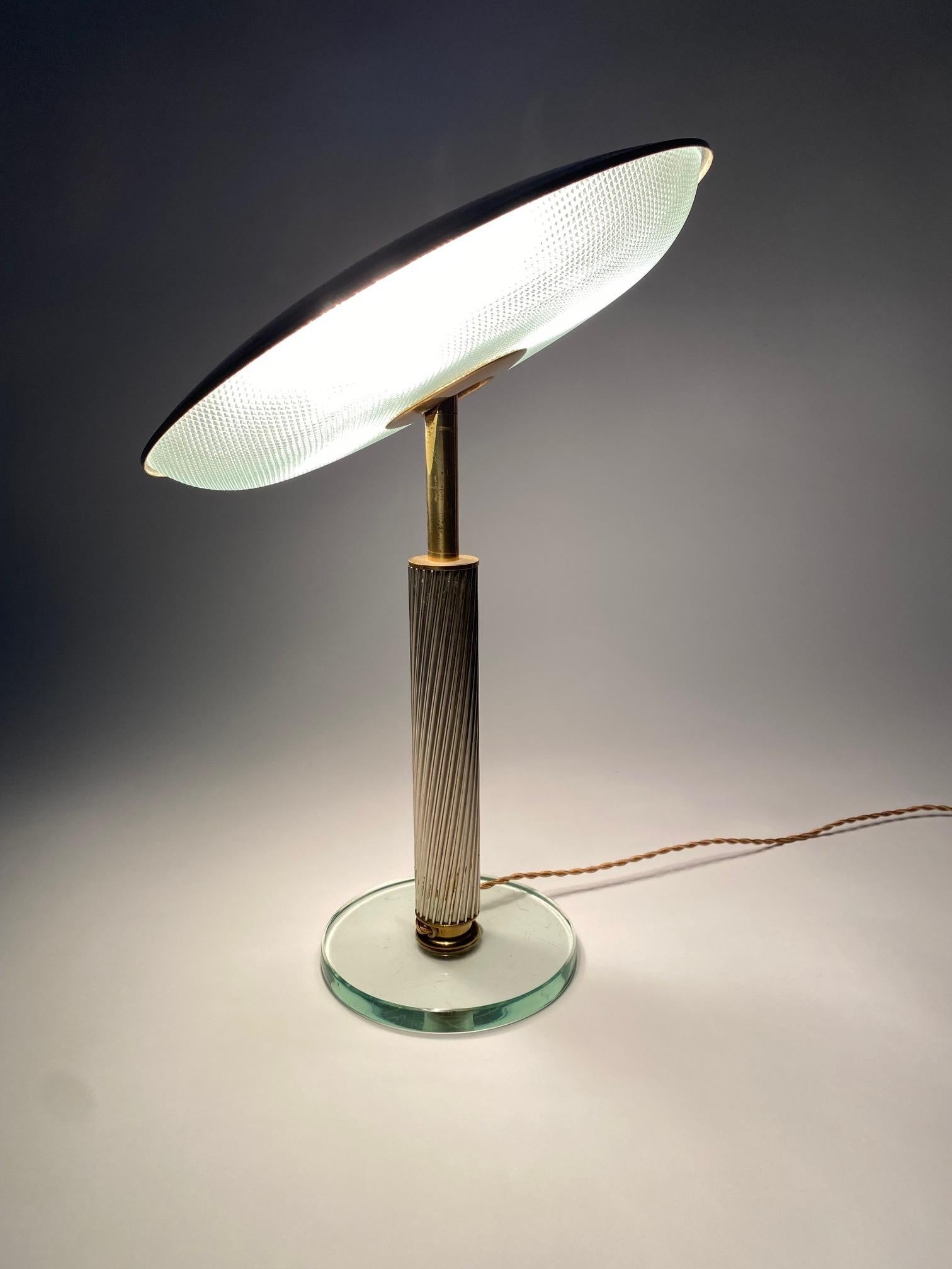 Italian Rare Table Lamp by Pietro Chiesa for Fontana Arte, Italy, 1940s