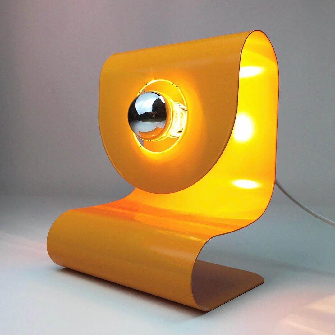 Rare Table Lamp by Sölken Leuchten, Germany, Early 1970s In Excellent Condition In Haderslev, DK