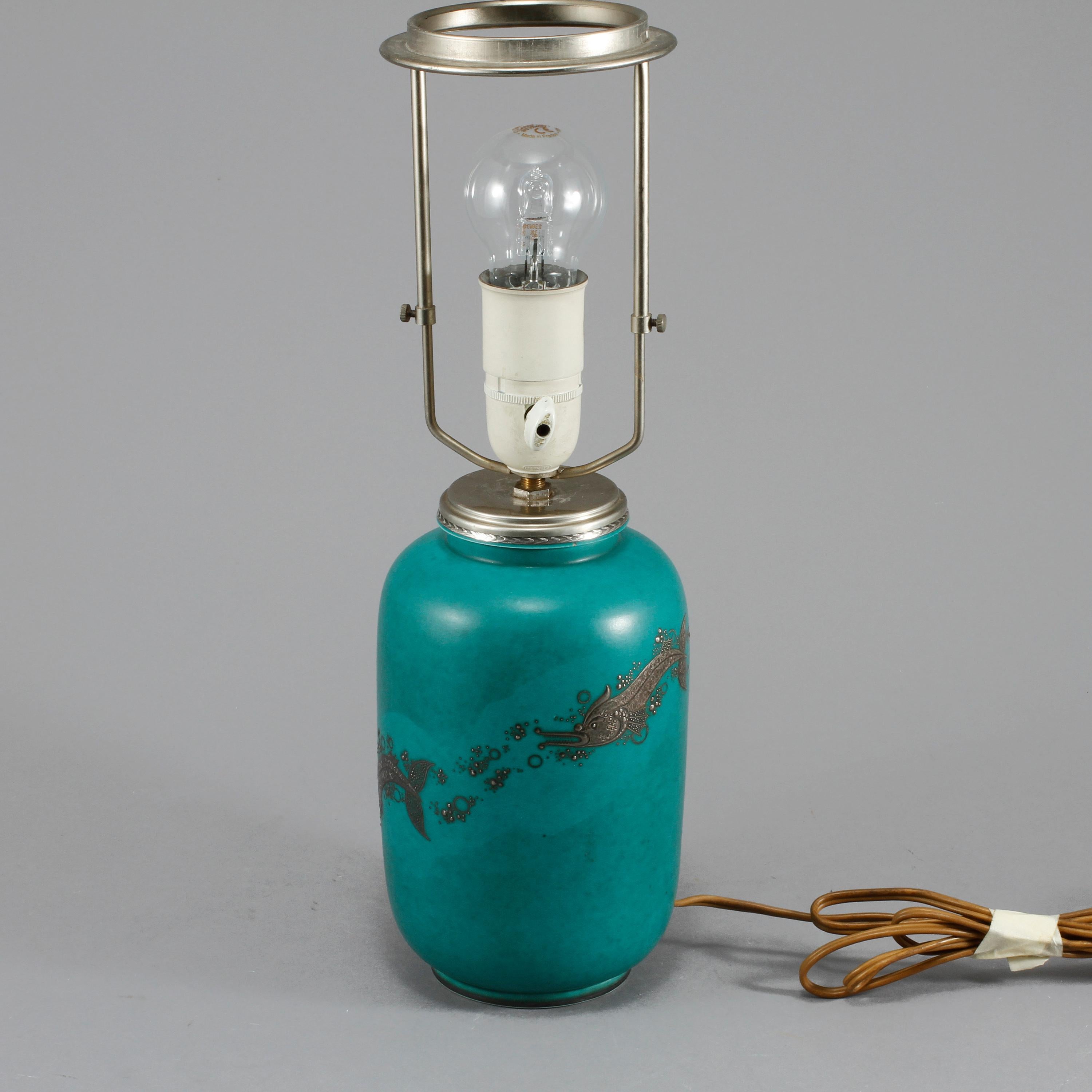 Swedish Wilhelm Kage table lamp  for gustavsberg 