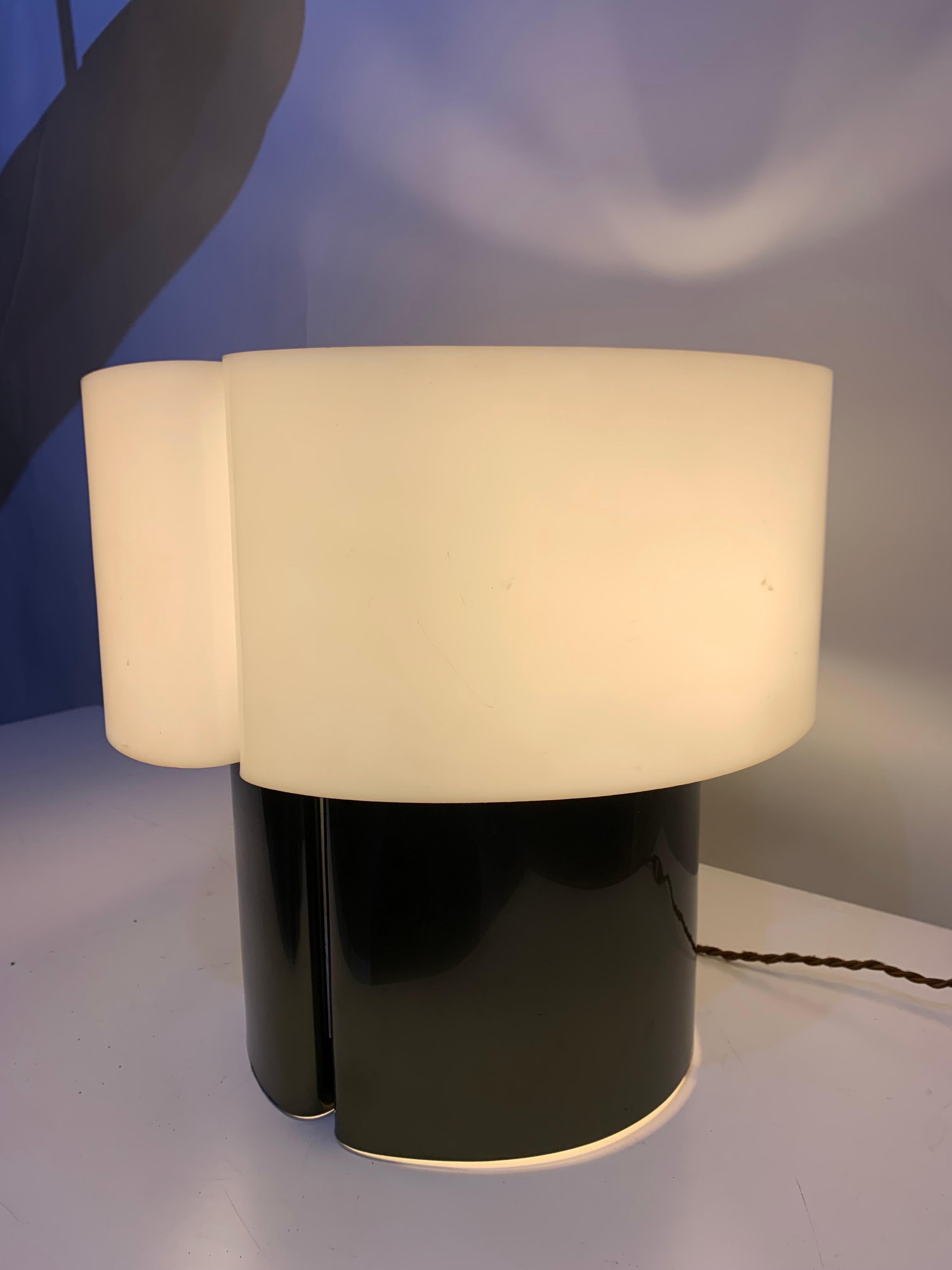 French Rare table lamp “Cyclade” signed by Danielle Quarante