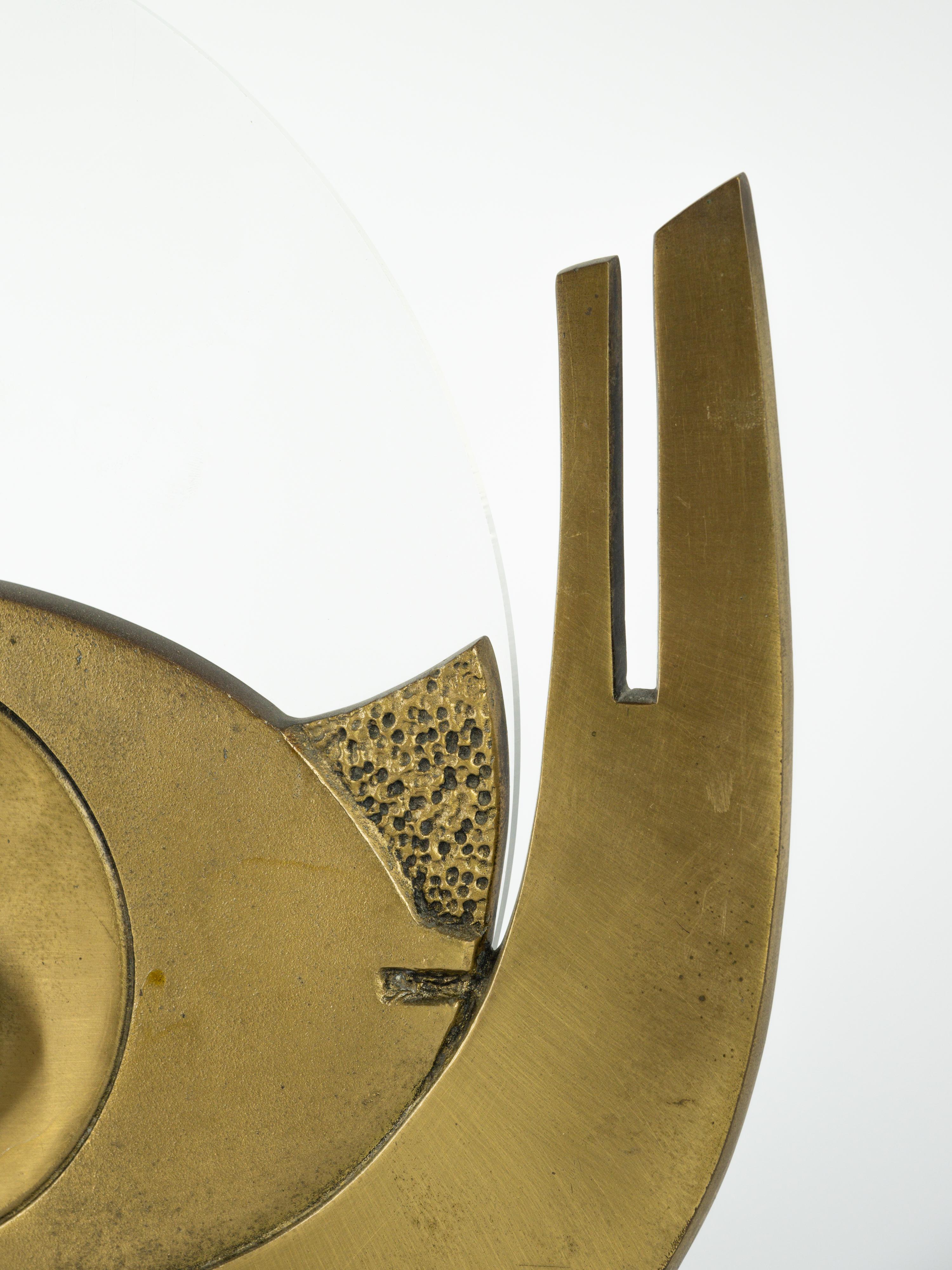 Rare lampe de table designée par Giuseppe Calanoci circa 1970 en vente 3