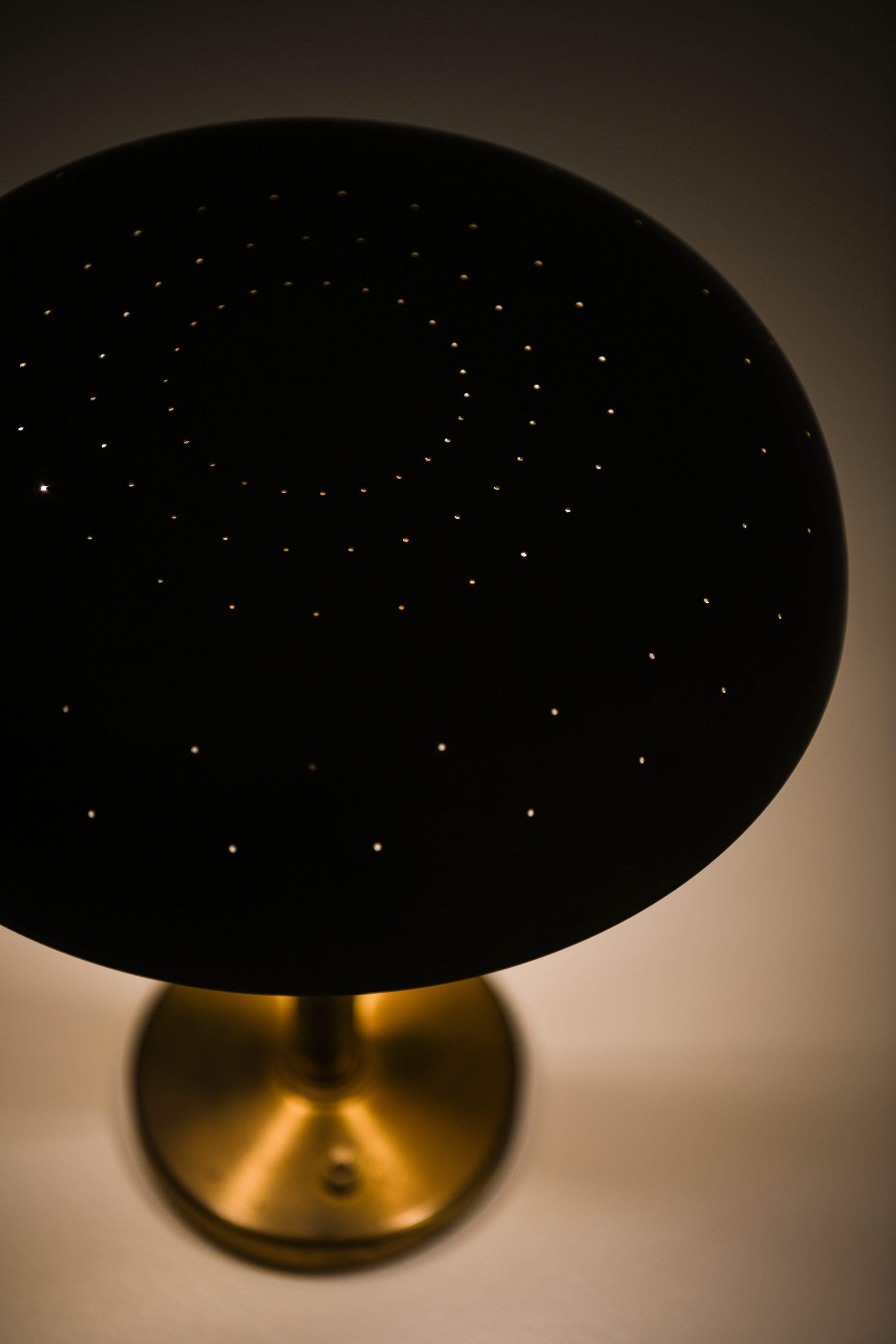 20th Century Rare Table Lamp in Brass, 1950's For Sale
