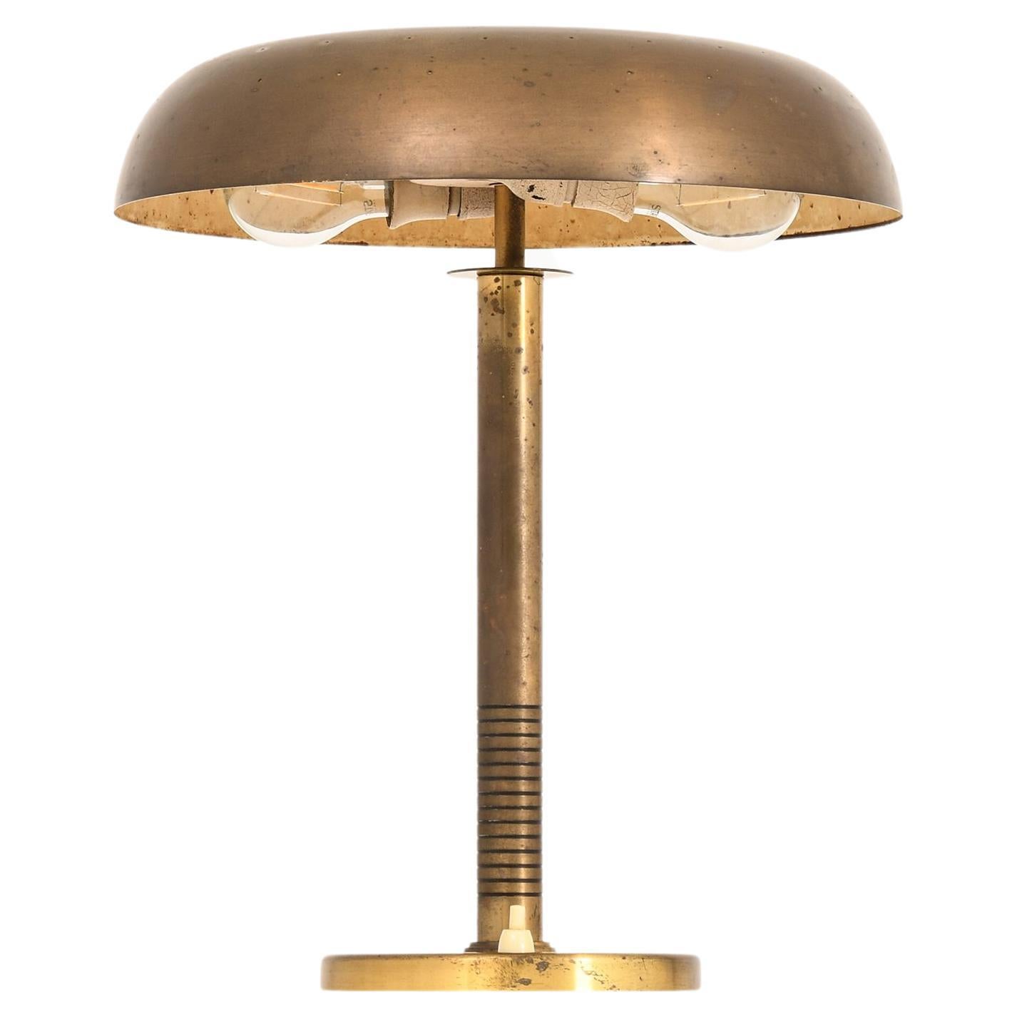 Rare Table Lamp in Brass, 1950's For Sale