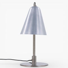 Rare Table Lamp in nickel-plated metal by Vilhelm Lauritzen