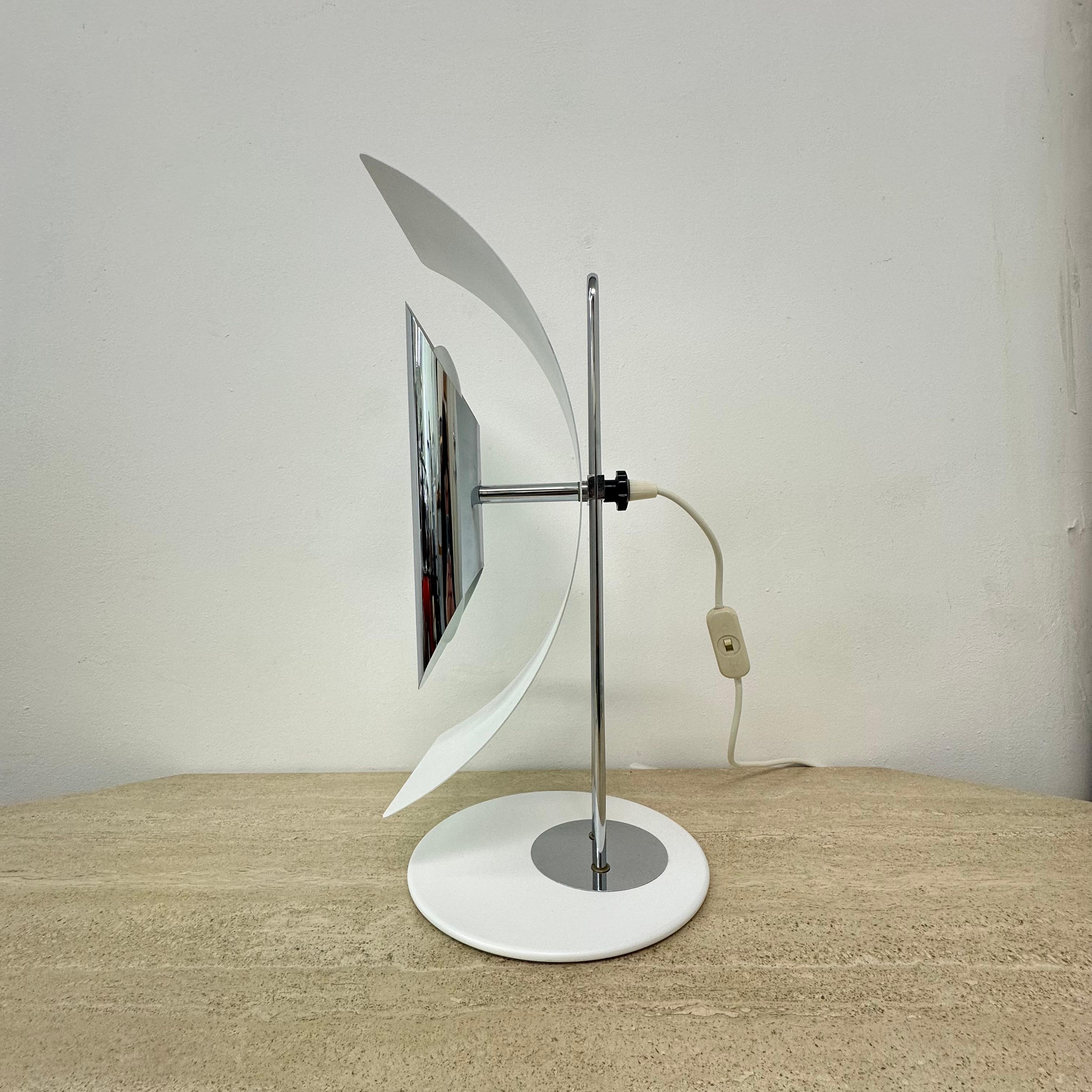 Metal Rare Table lamp Martinelli Luce Reggiani , 1970s Italy For Sale