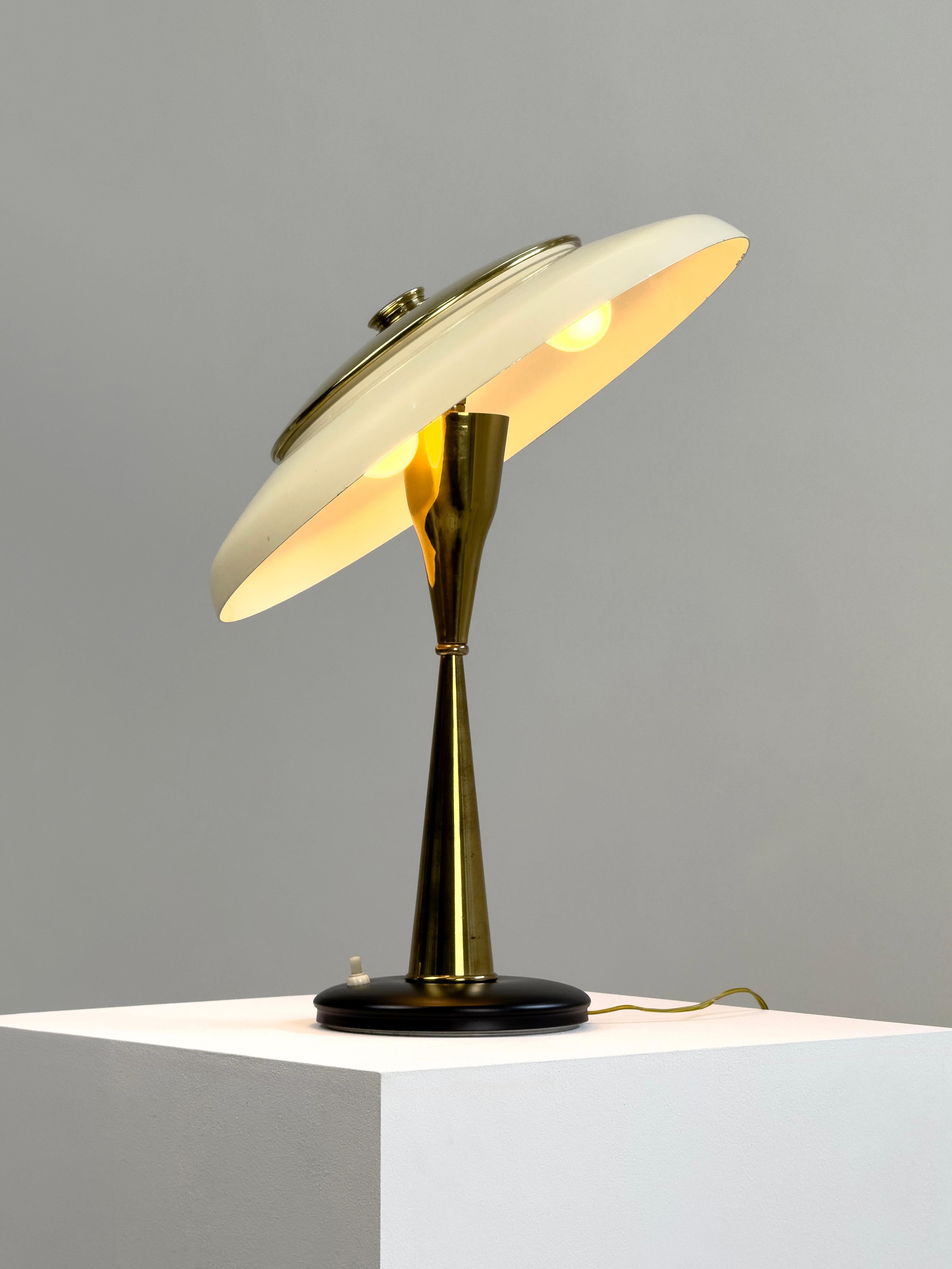 Rare lampe de table Model No. 442, designée par Oscar Torlasco pour LUMI, Italie, 1957 en vente 4