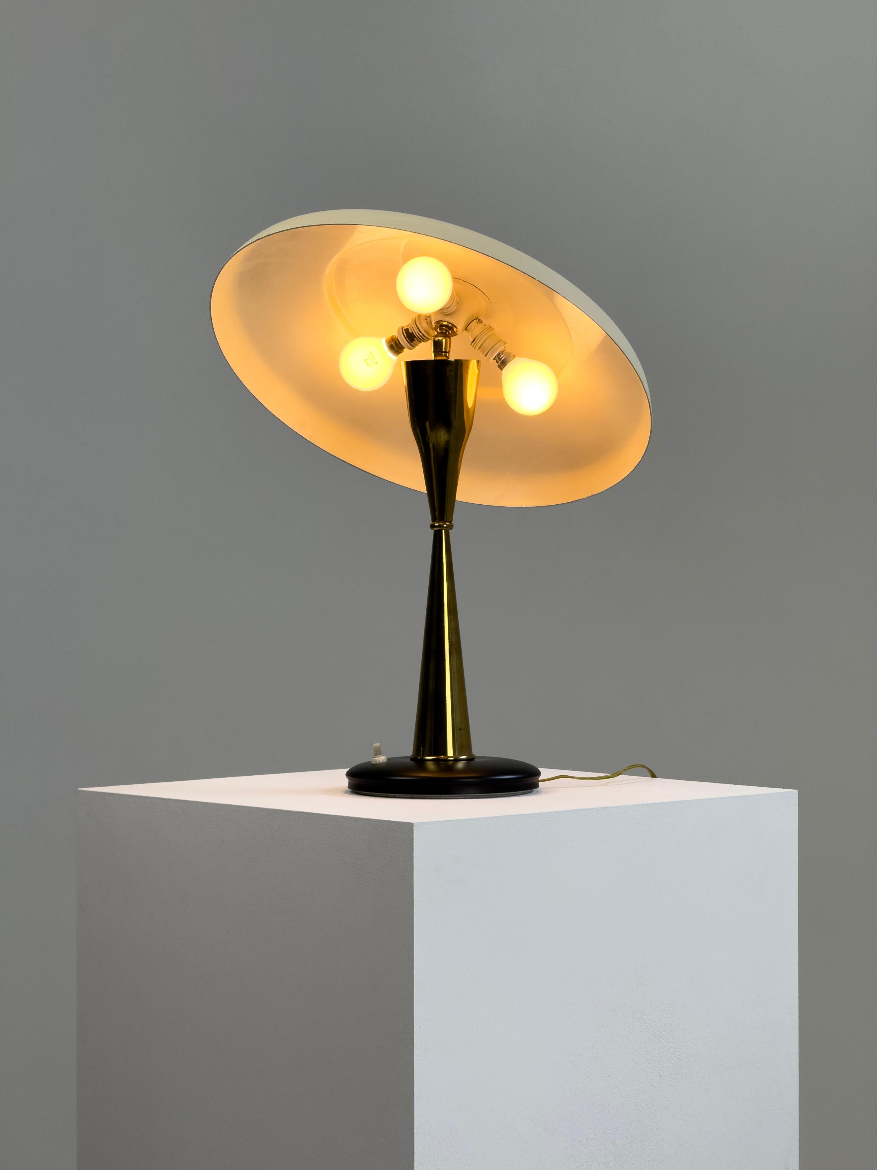 Rare lampe de table Model No. 442, designée par Oscar Torlasco pour LUMI, Italie, 1957 en vente 6