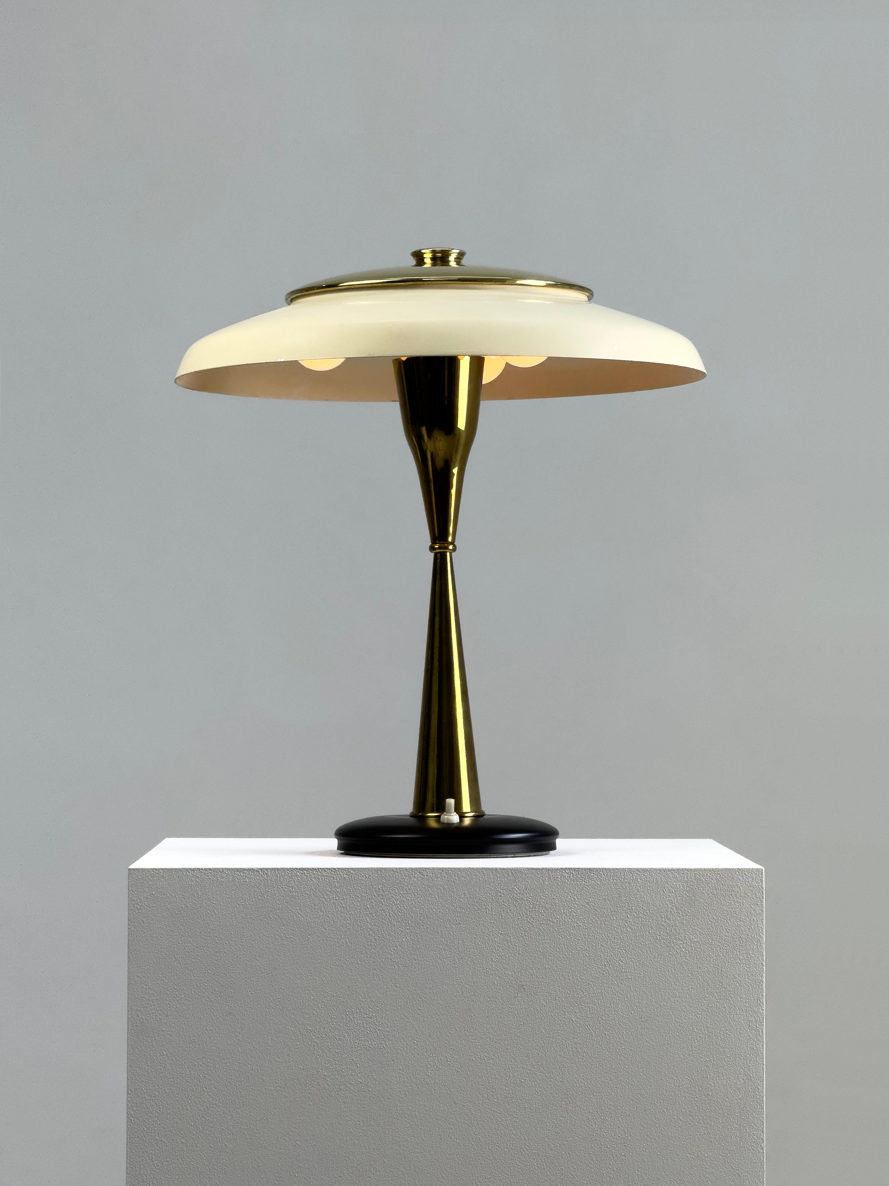 Rare lampe de table Model No. 442, designée par Oscar Torlasco pour LUMI, Italie, 1957 en vente 11