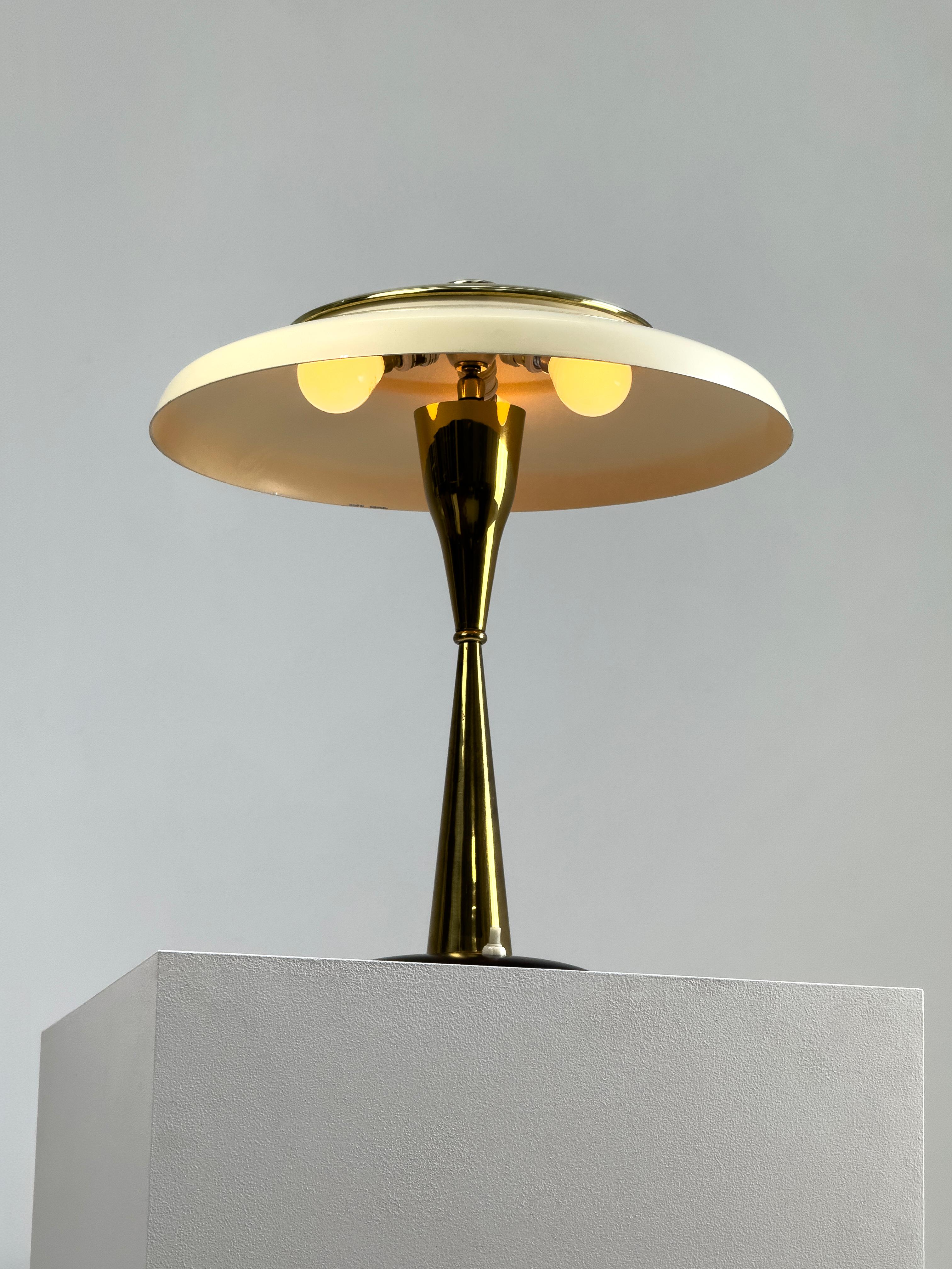 Rare lampe de table Model No. 442, designée par Oscar Torlasco pour LUMI, Italie, 1957 en vente 12