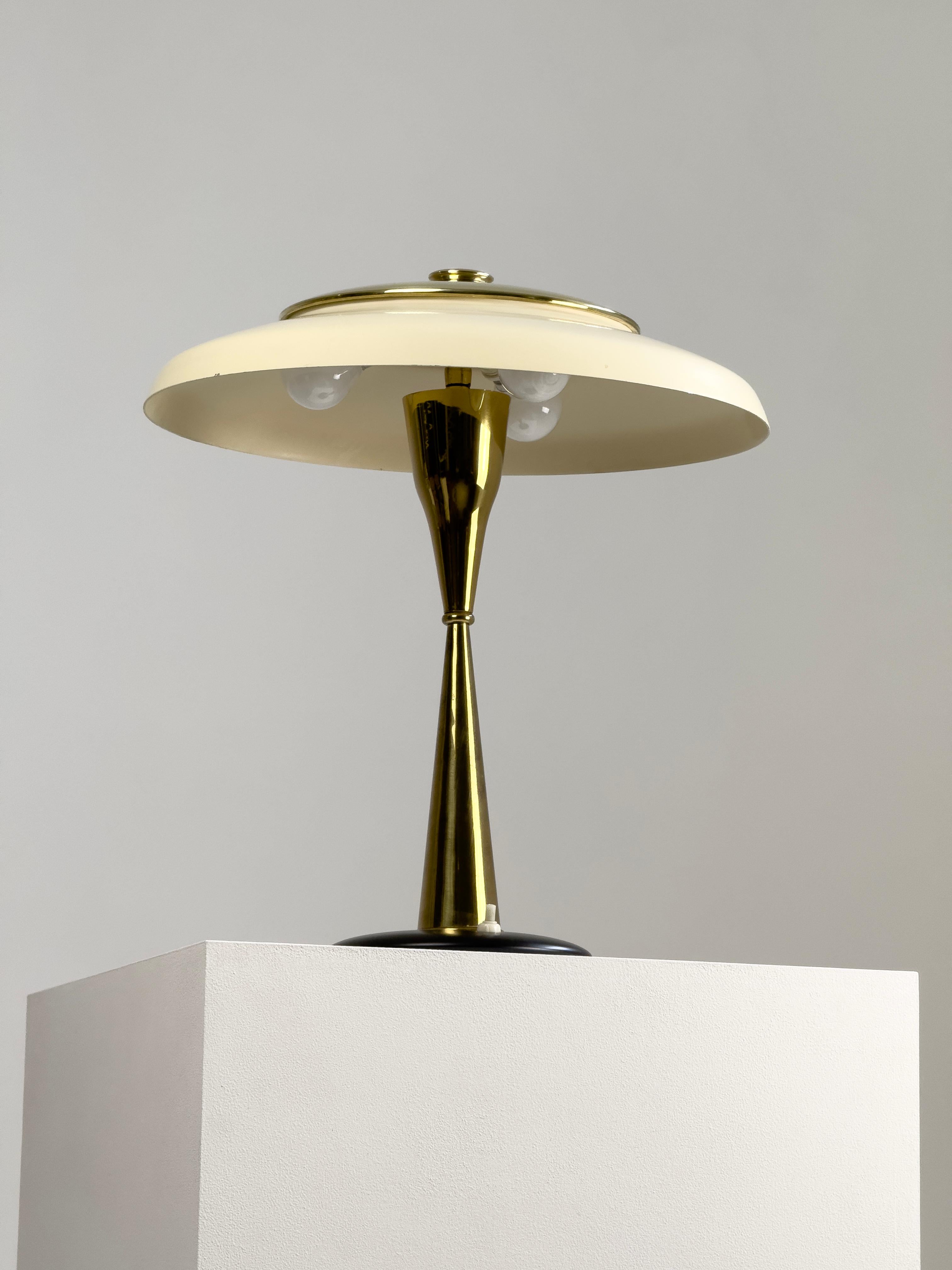 Mid-Century Modern Rare lampe de table Model No. 442, designée par Oscar Torlasco pour LUMI, Italie, 1957 en vente