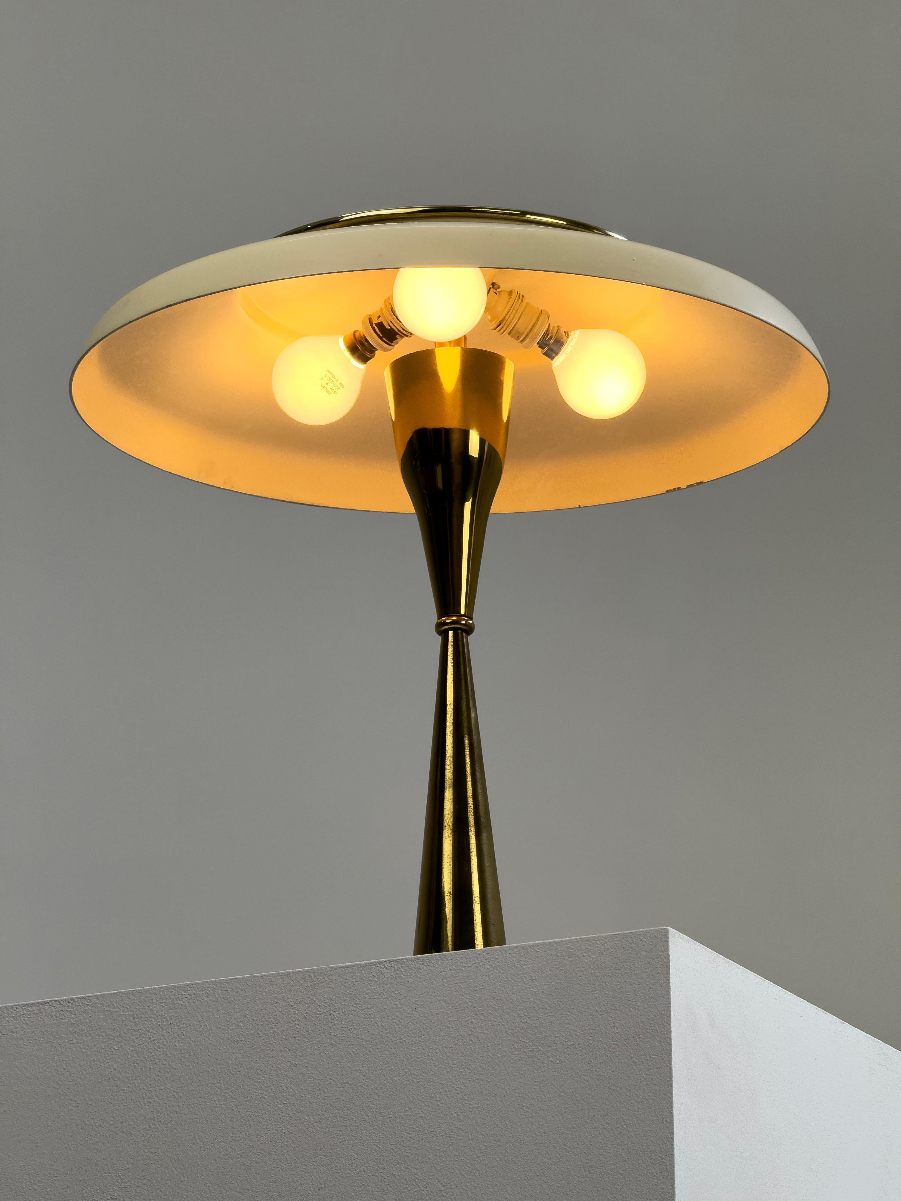 Rare lampe de table Model No. 442, designée par Oscar Torlasco pour LUMI, Italie, 1957 en vente 2