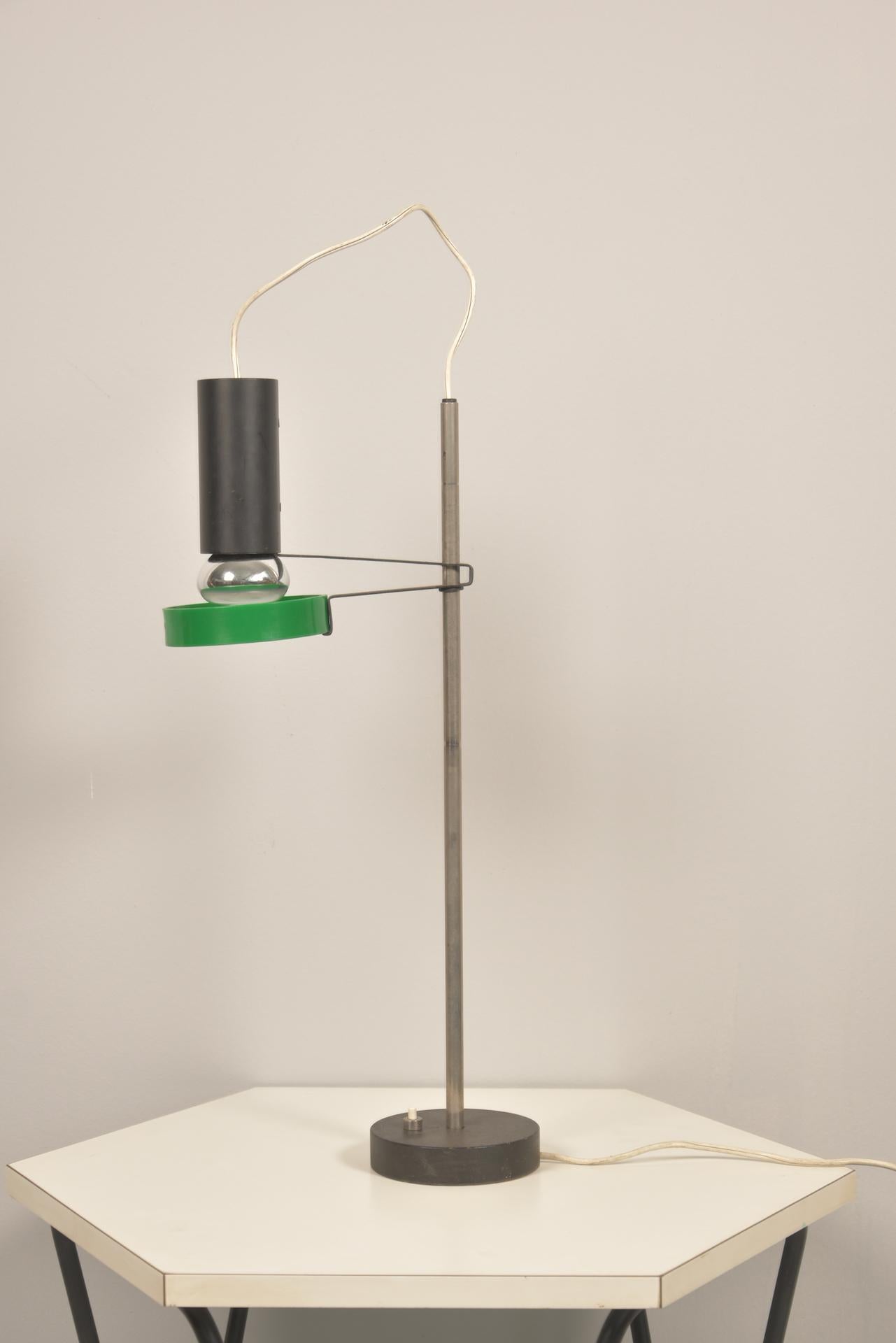 Mid-Century Modern Rare Table Lamp Model 565 Gino Sarfatti Arteluce, 1950s For Sale