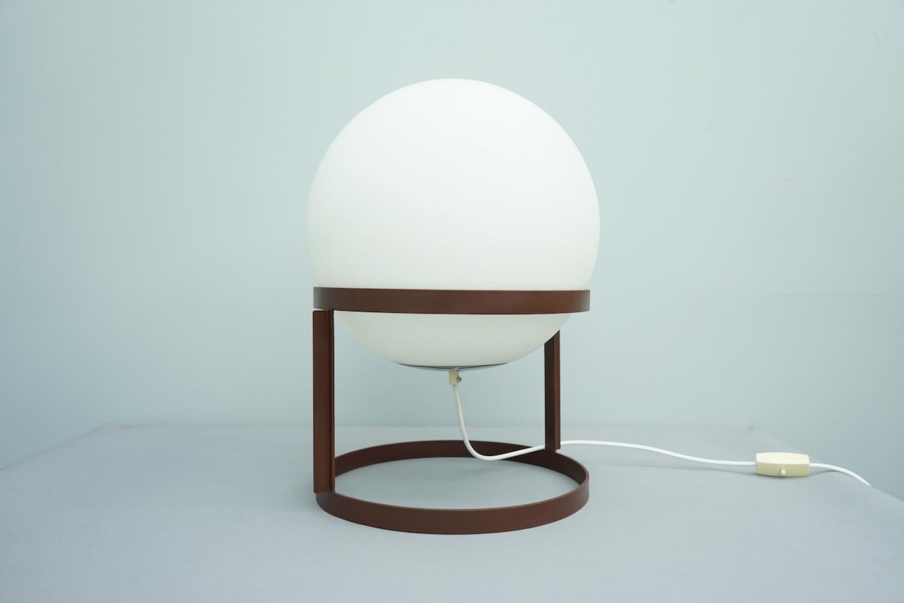Mid-Century Modern Rare Table Lamp 'Tischkugellampe' by Carl Auböck, 1969