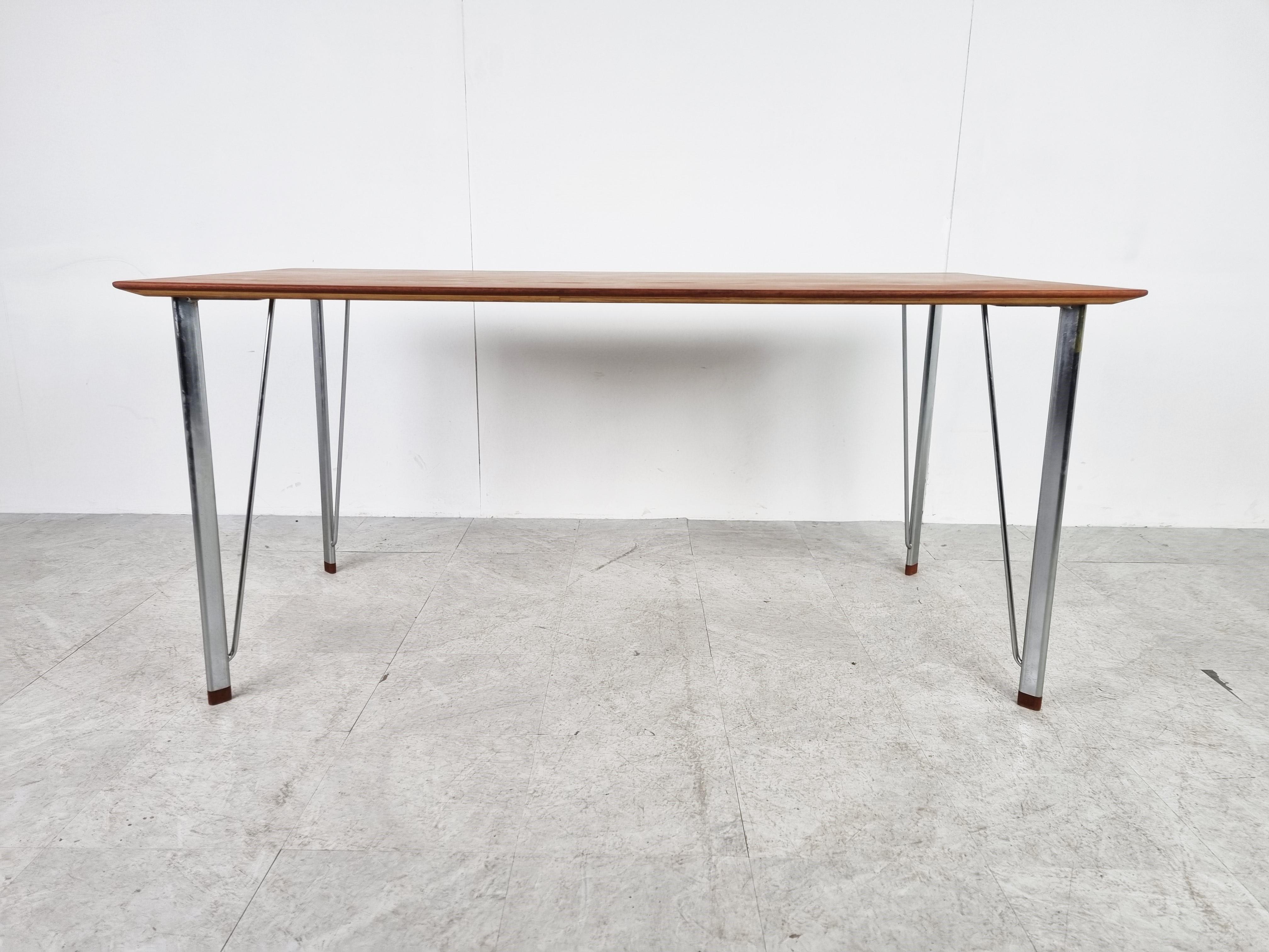 Danois Rare Table Modèle 3605 par Arne Jacobsen, années 1950 en vente
