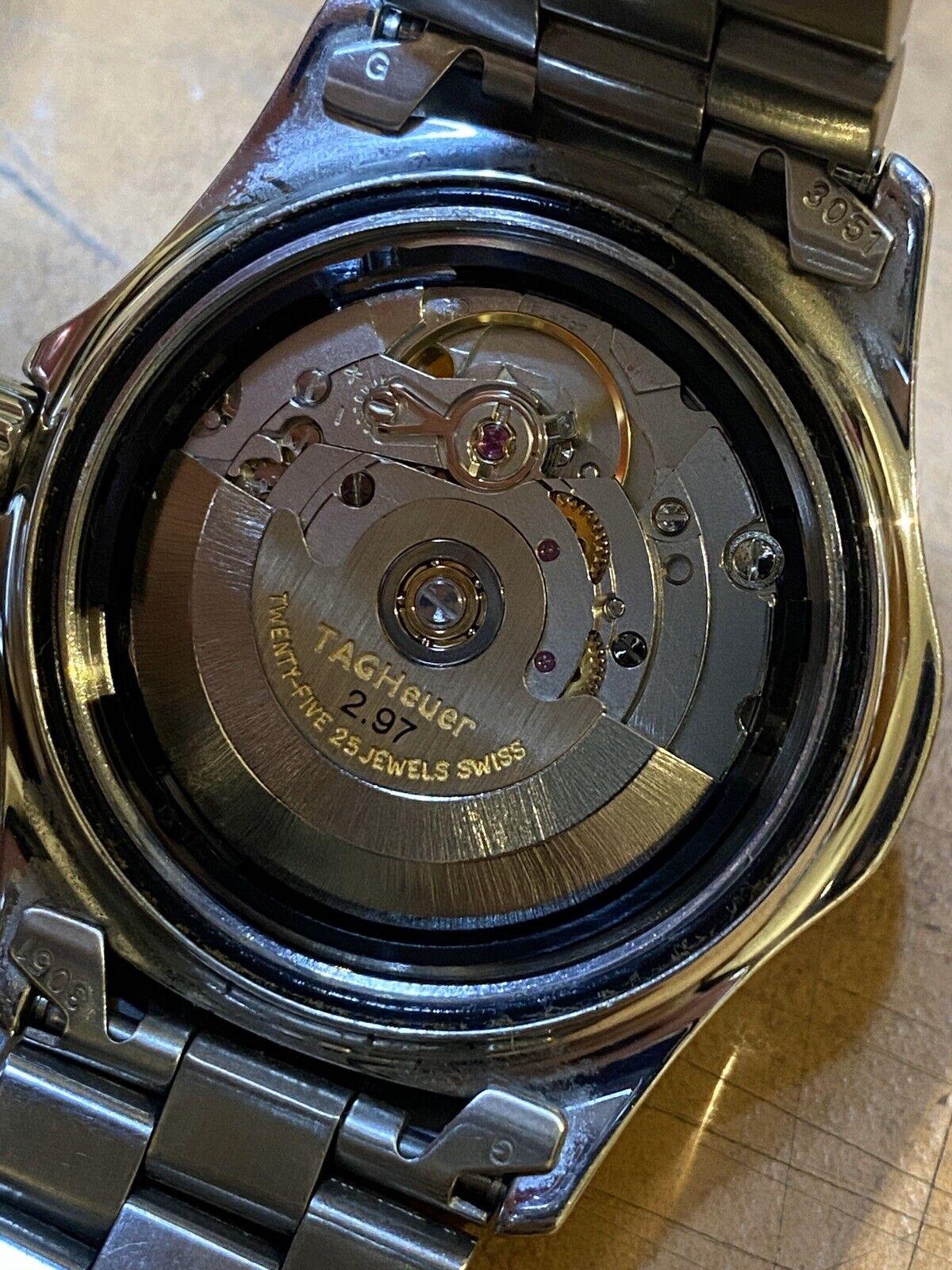 Seltene TAG Heuer Ref: WK2114 Automatik 200m Blau 2-Ton Zifferblatt 37mm Taucheruhr 2