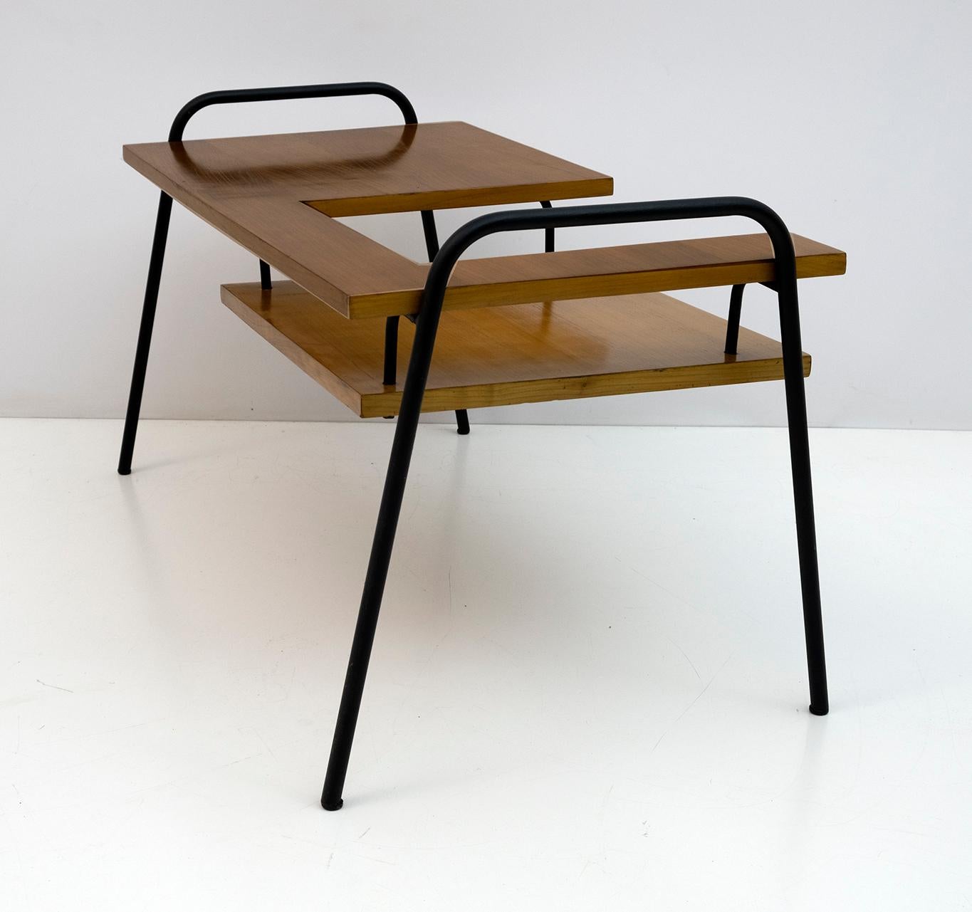 Rare Taichiro Nakai Teak Coffee Table by Consorzio La Permanente Mobili, 1950s 1