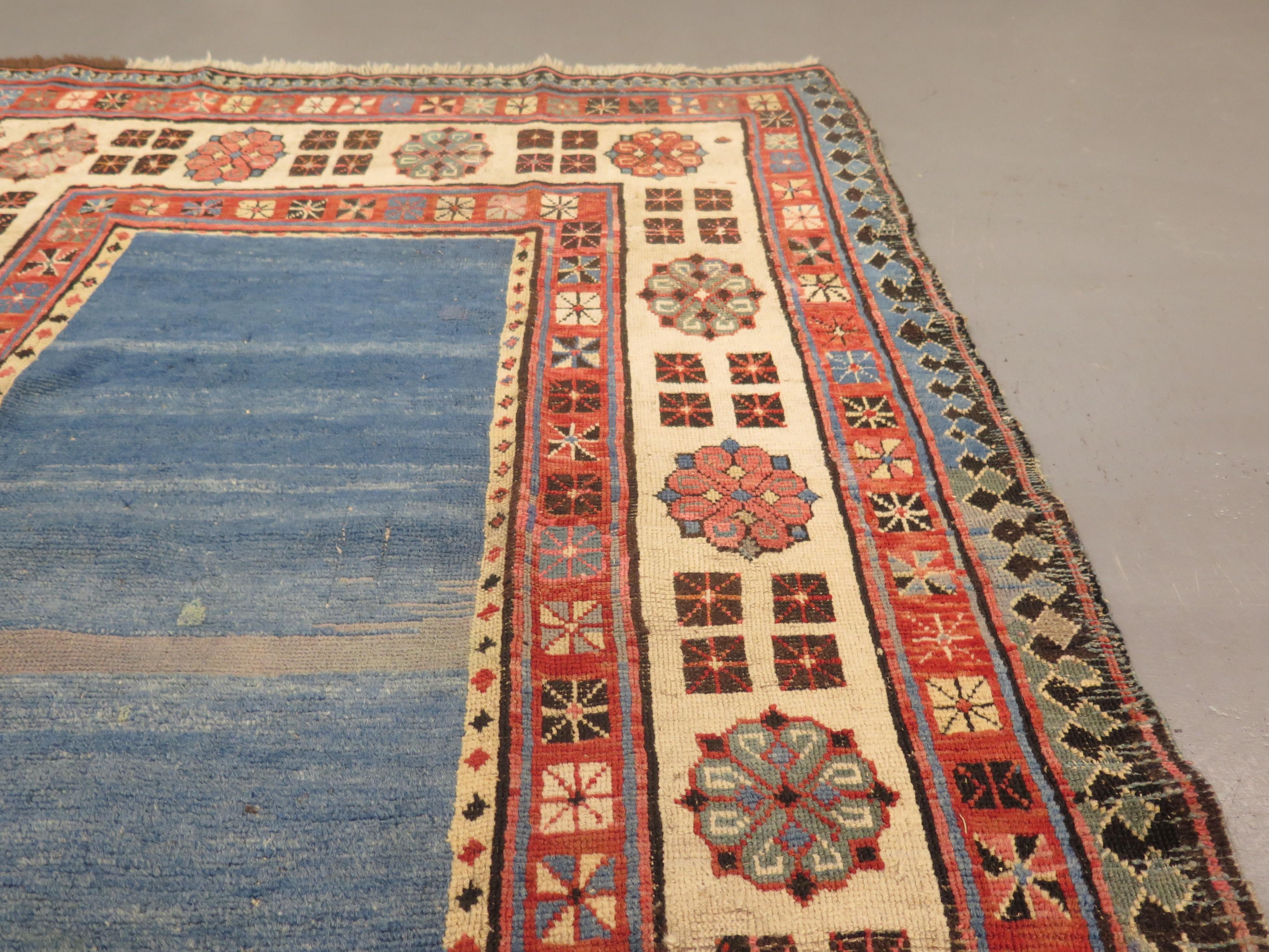 Caucasien Rare tapis d'accentuation talish, vers 1870 en vente