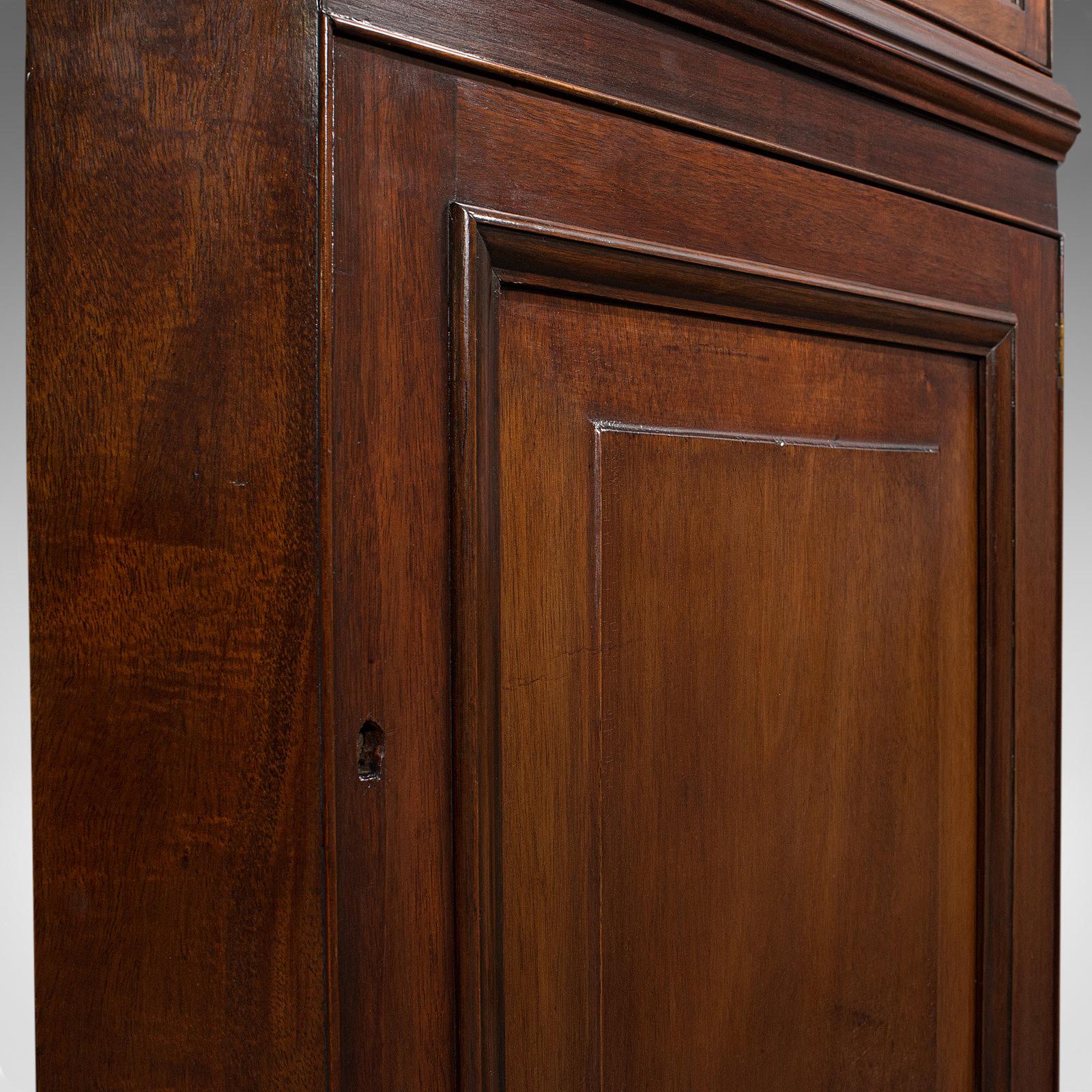 Rare, Tall Antique Corner Cabinet, Mahogany, Cupboard, Georgian Revival 2