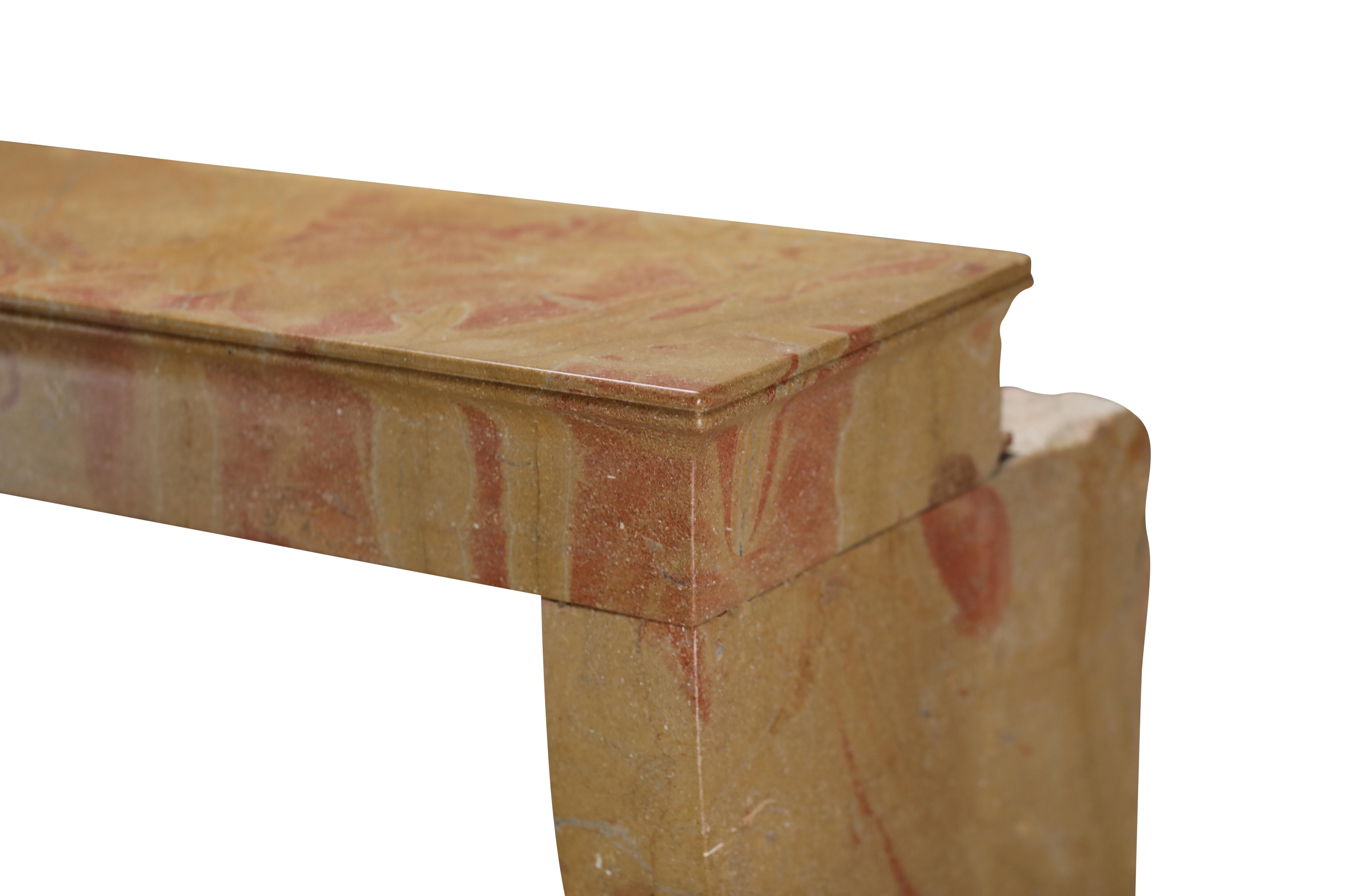 Rare et grande cheminée bicolore pour rehausser n'importe quel design d'intérieur en vente 24