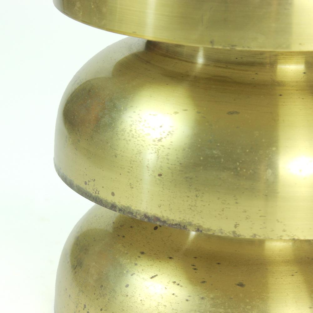 Rare Tall Ceiling Light in Brass, Czechoslovakia, 1960s For Sale 1