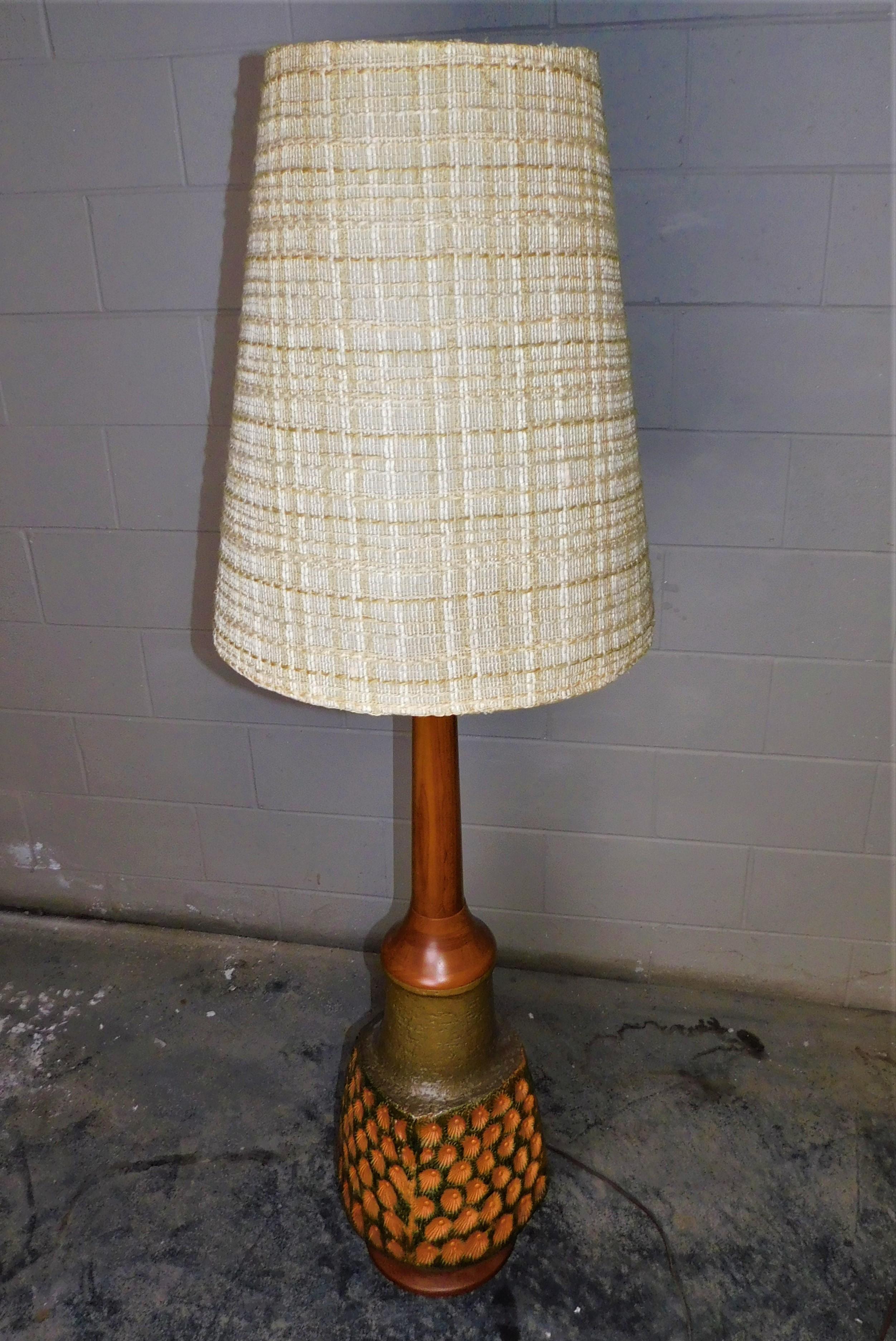 tall fabric lamp