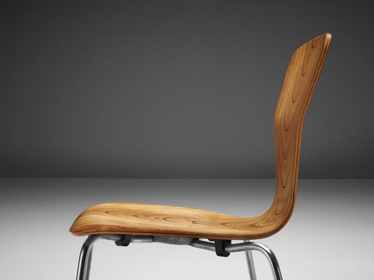 Mid-20th Century Rare Tapio Wirkkala Pair of Dining Chairs For Sale