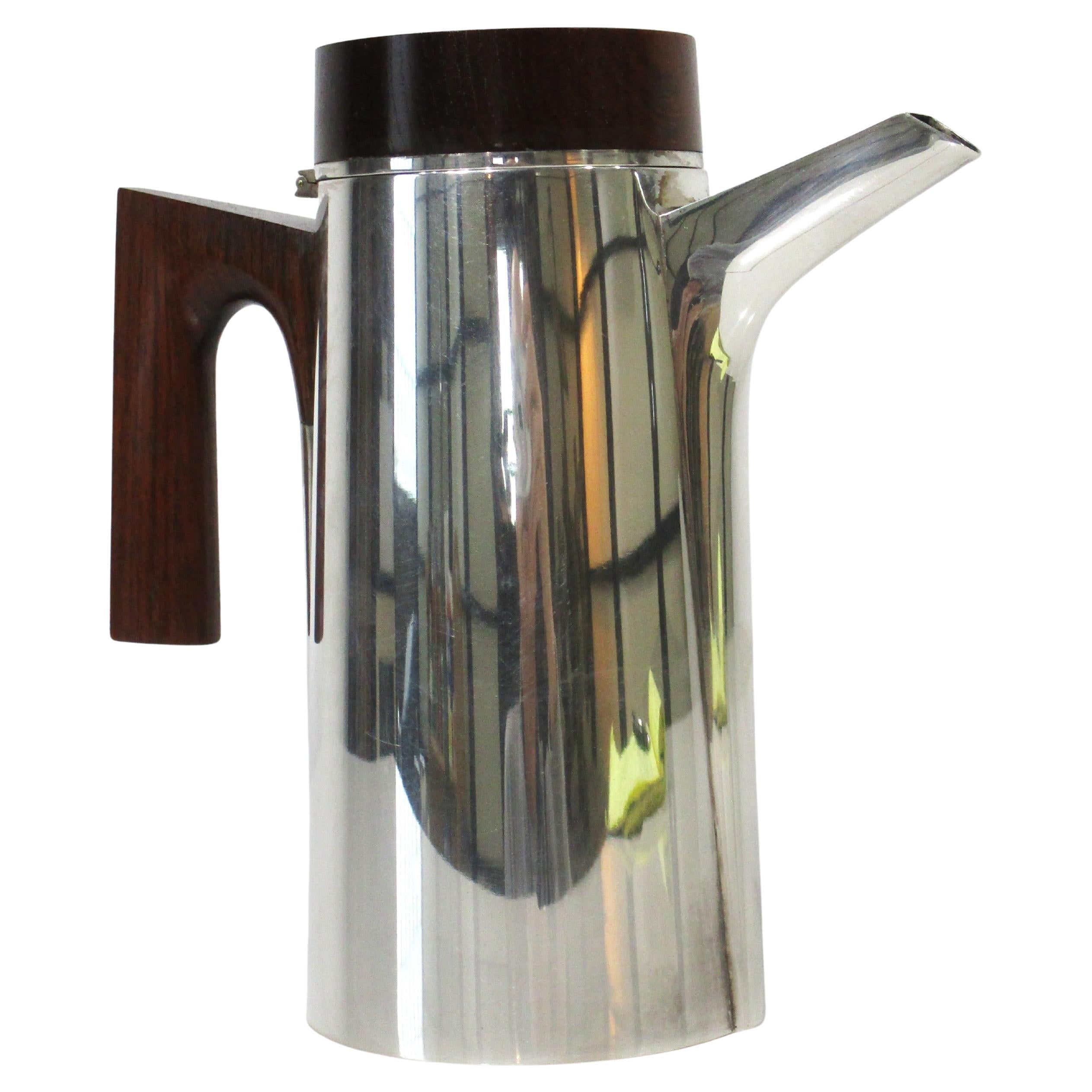 Rare Tapio Wirkkala Sterling Silver Coffee / Tea Pot for Kultakeskus Hameenlinna