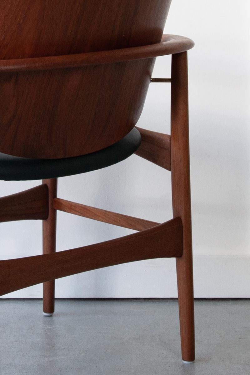 Rare Teak Armchair by Arne Hovmand-Olsen for Jutex 3