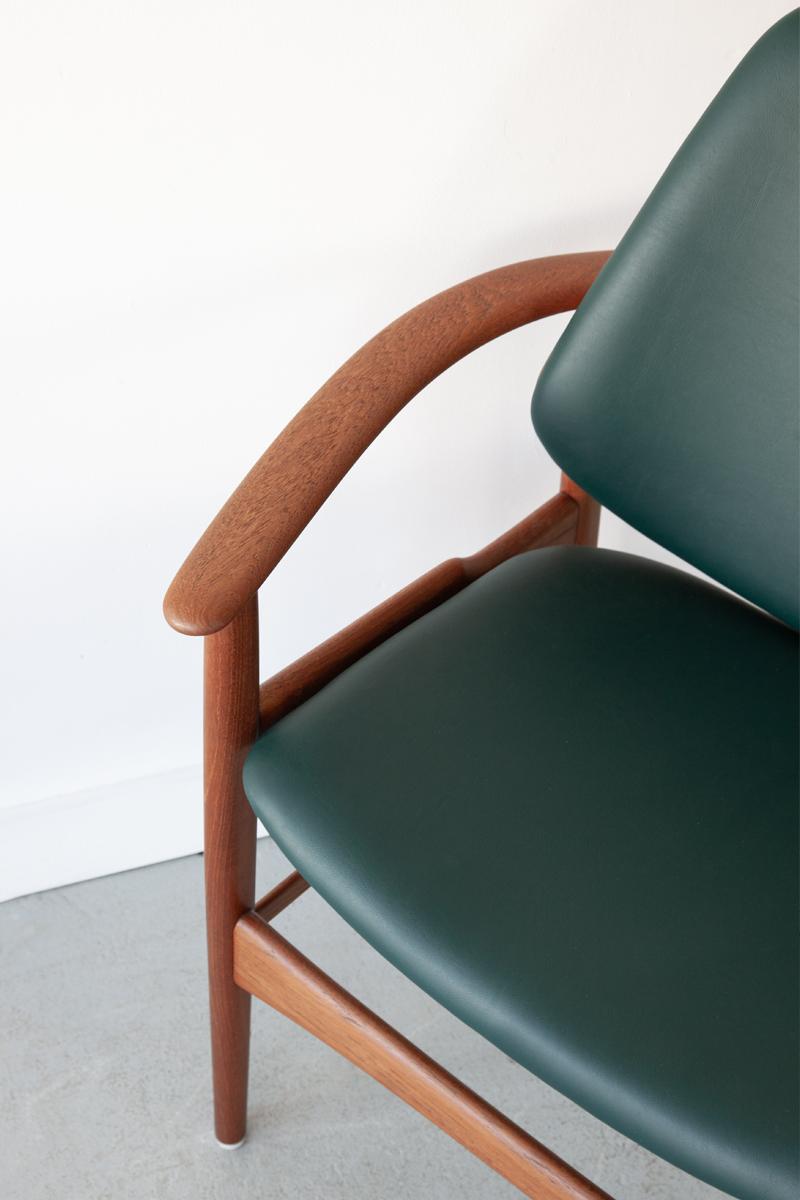 Rare Teak Armchair by Arne Hovmand-Olsen for Jutex 5